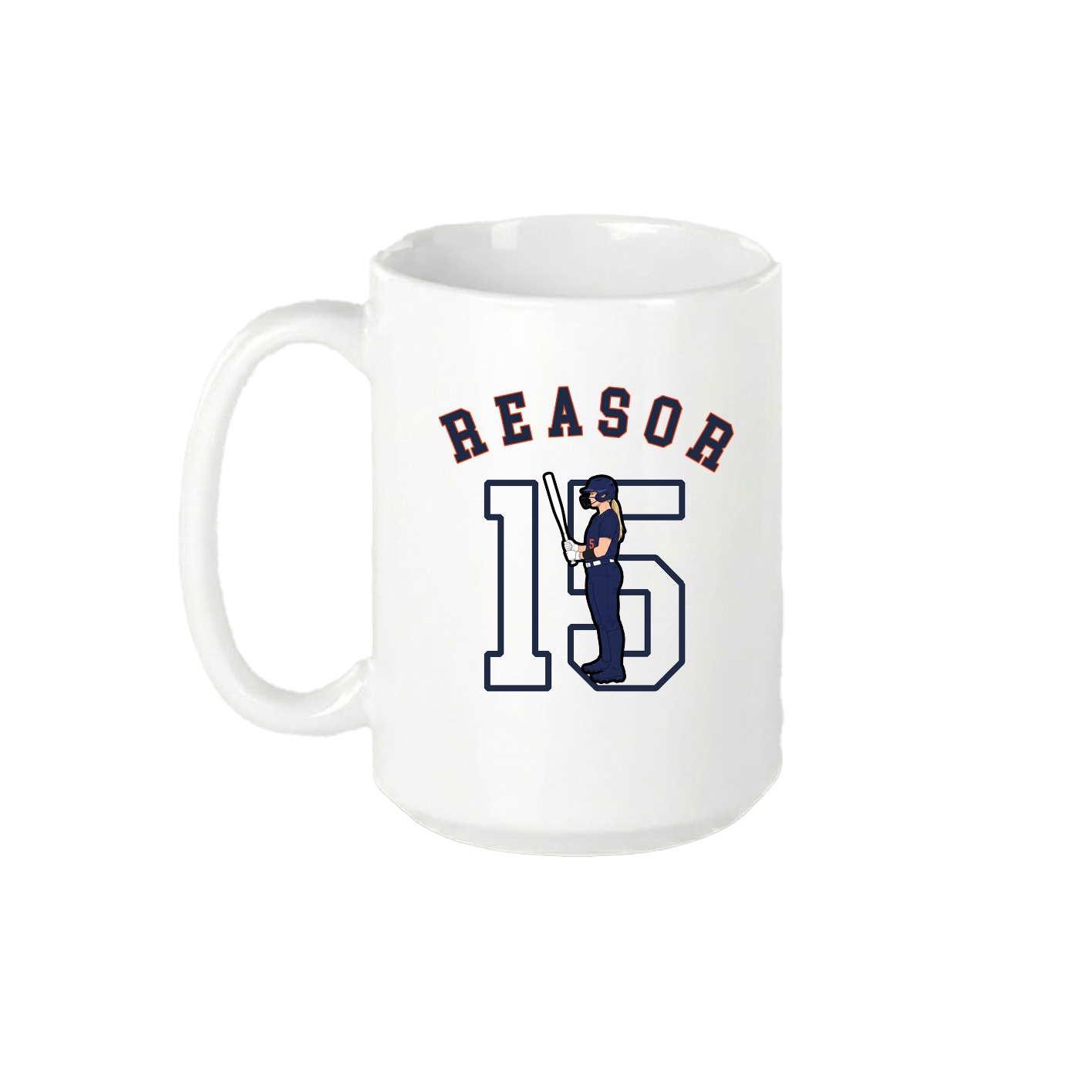 15oz Coffee Mug — Shirsey Arch in White