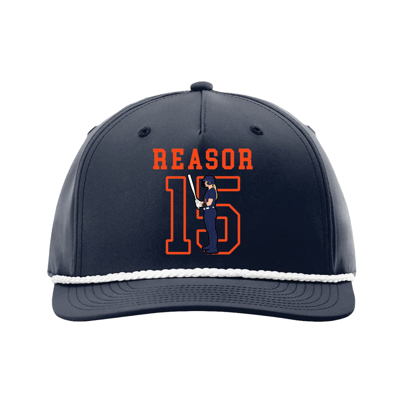 Five-Panel Classic Rope Cap — Shirsey in Navy