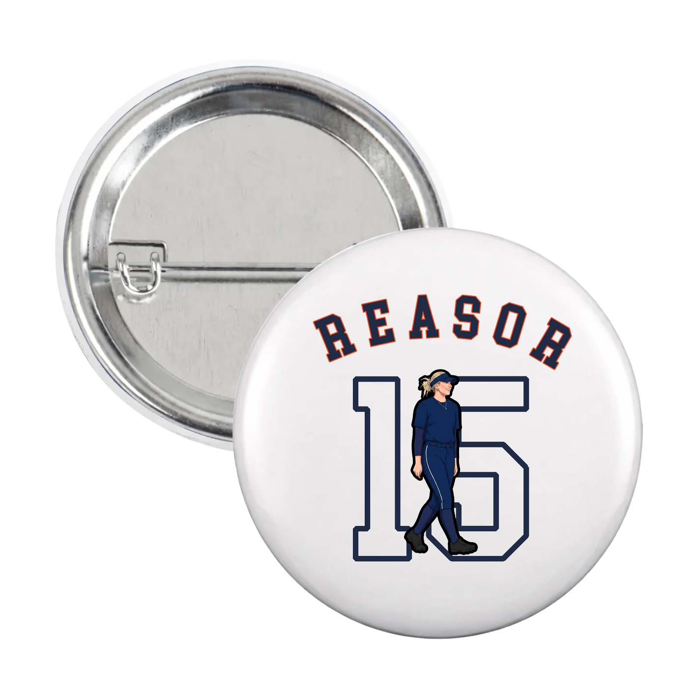 Game Day Button — Shirsey Arch in White