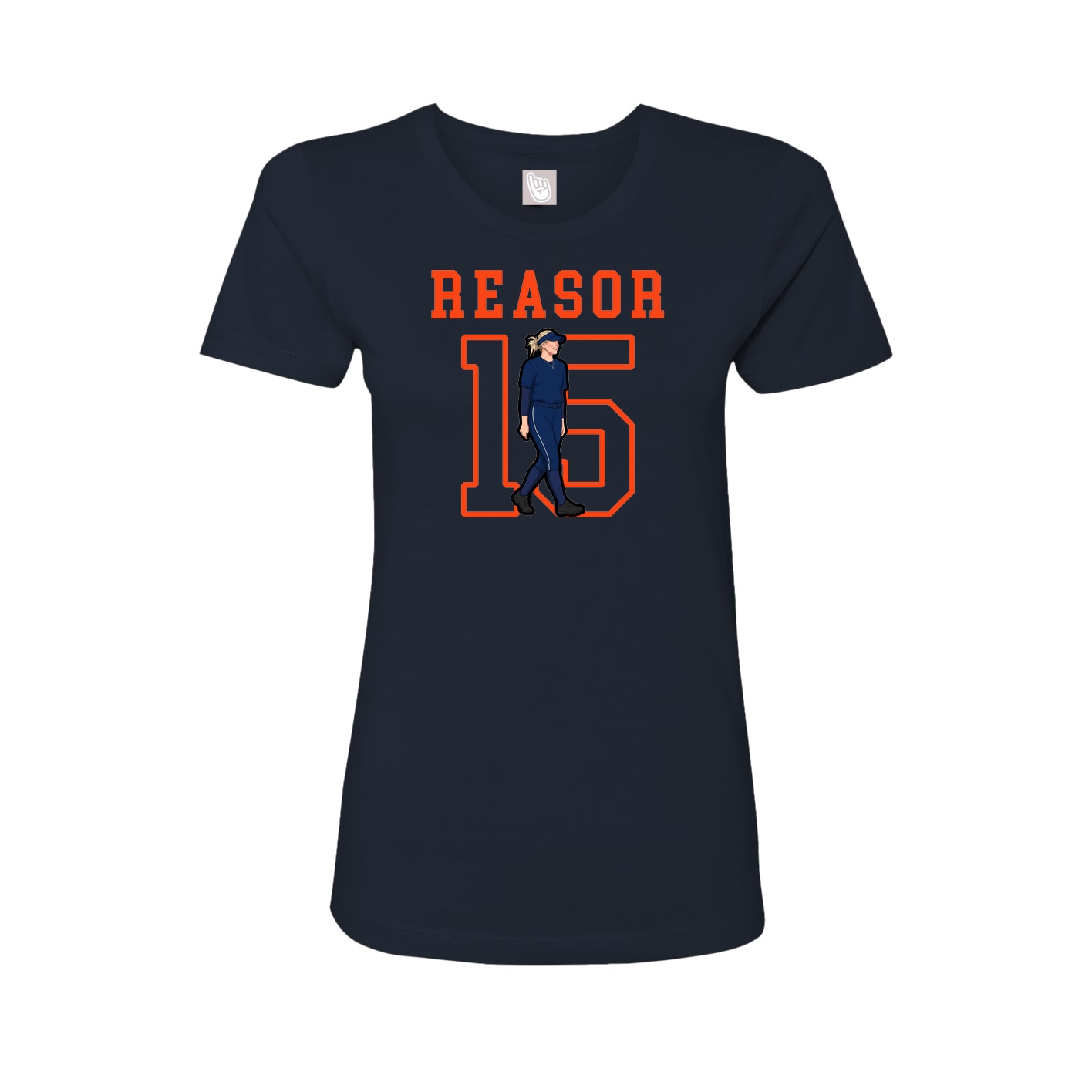 Fitted Women's Tee — Shirsey in Navy