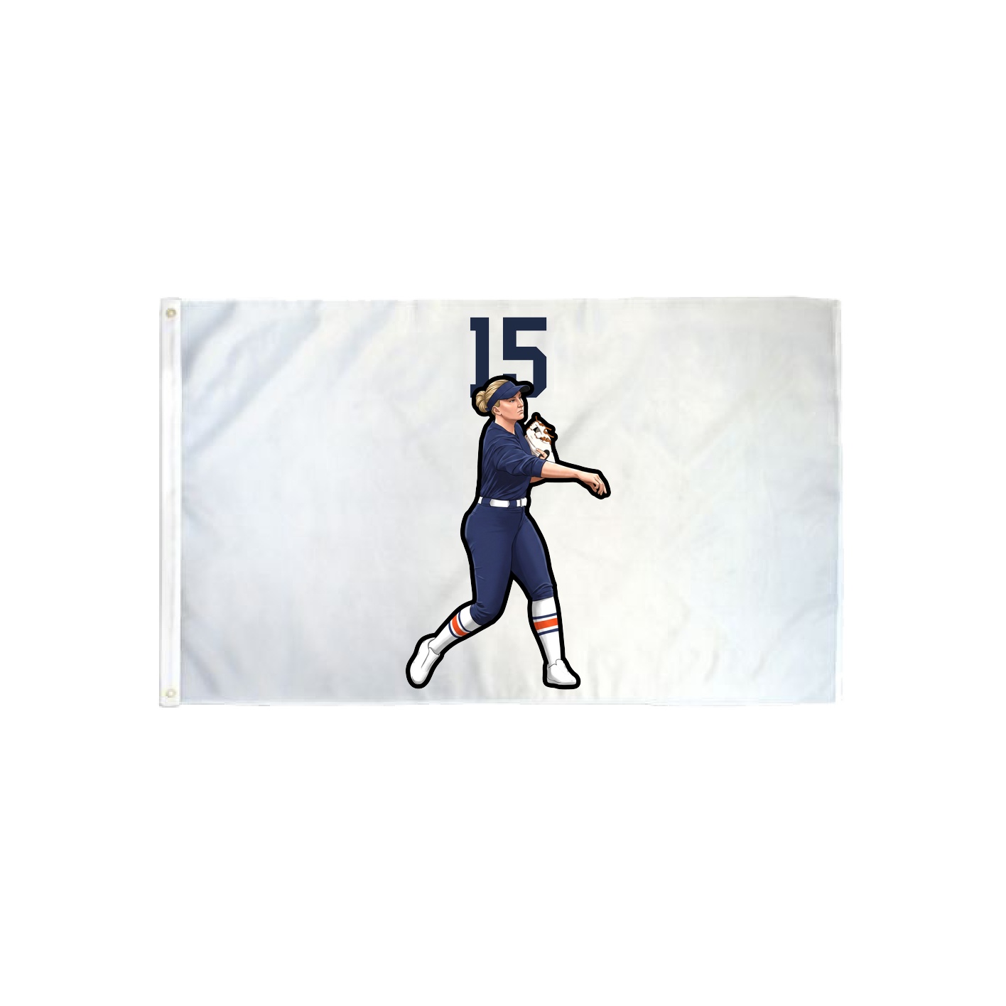 3x5 Flag — Number Top in Classic