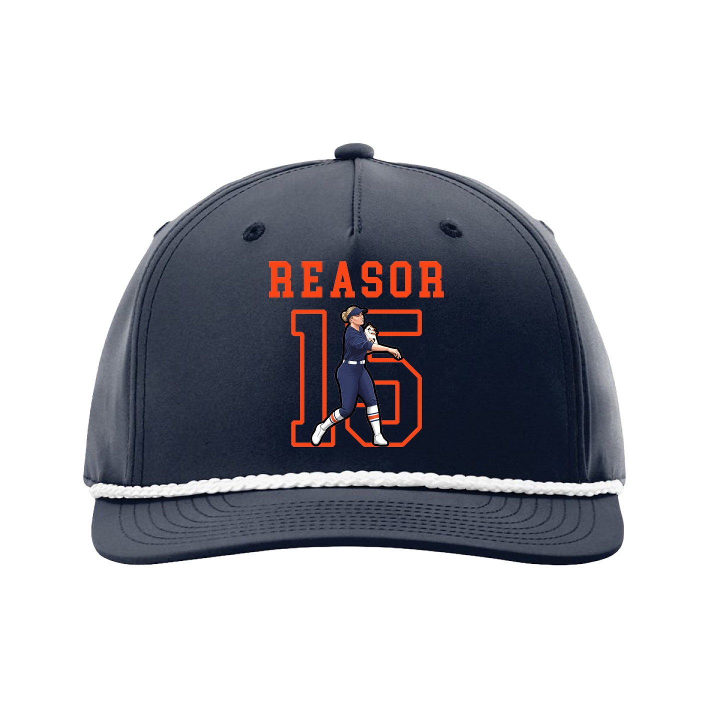 Five-Panel Classic Rope Cap — Shirsey in Navy
