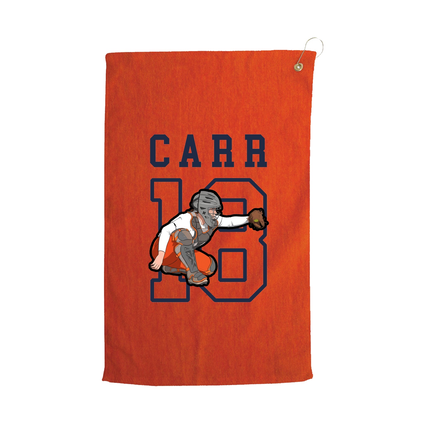 Golf Towel — Shirsey in Orange