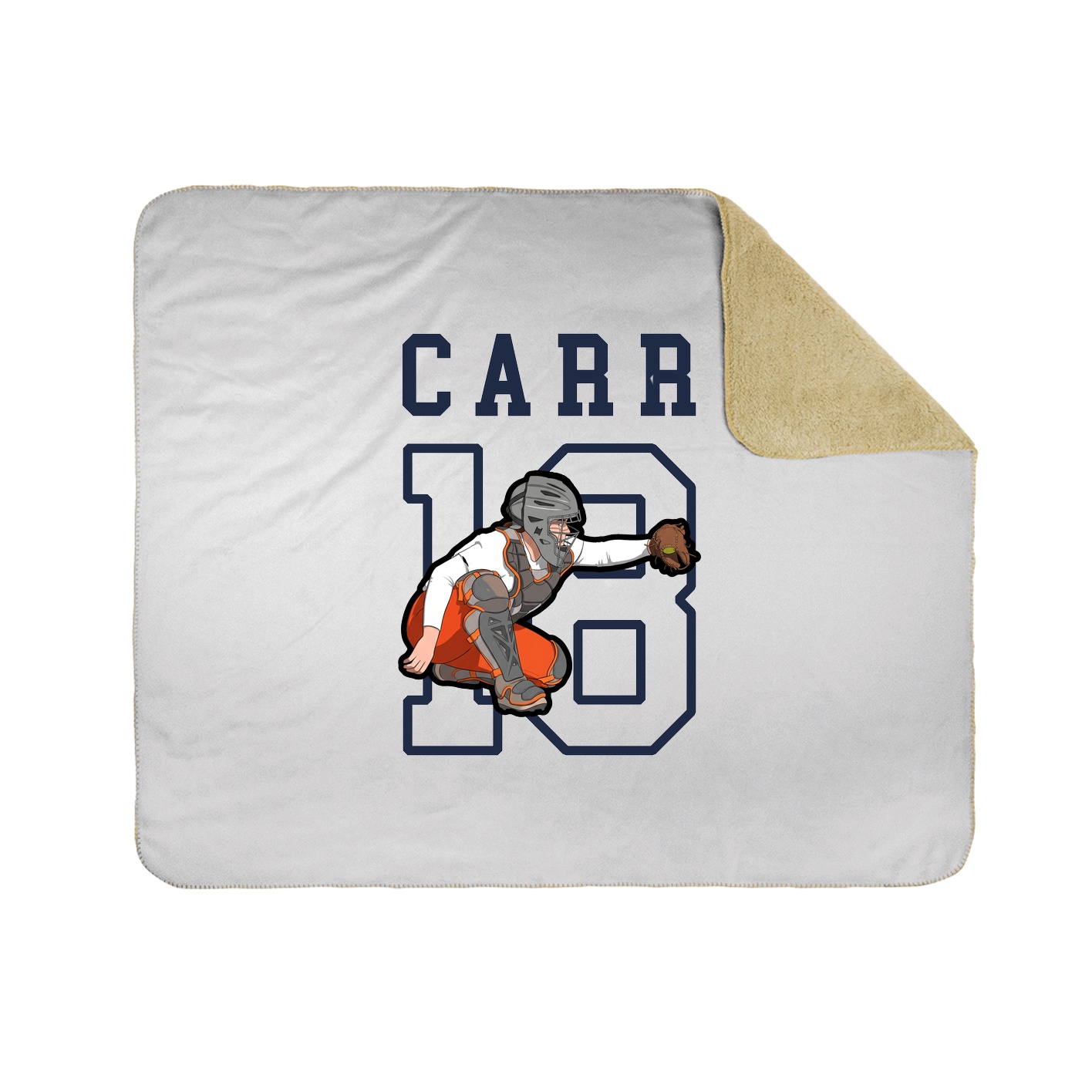 Throw Blanket — Shirsey in White