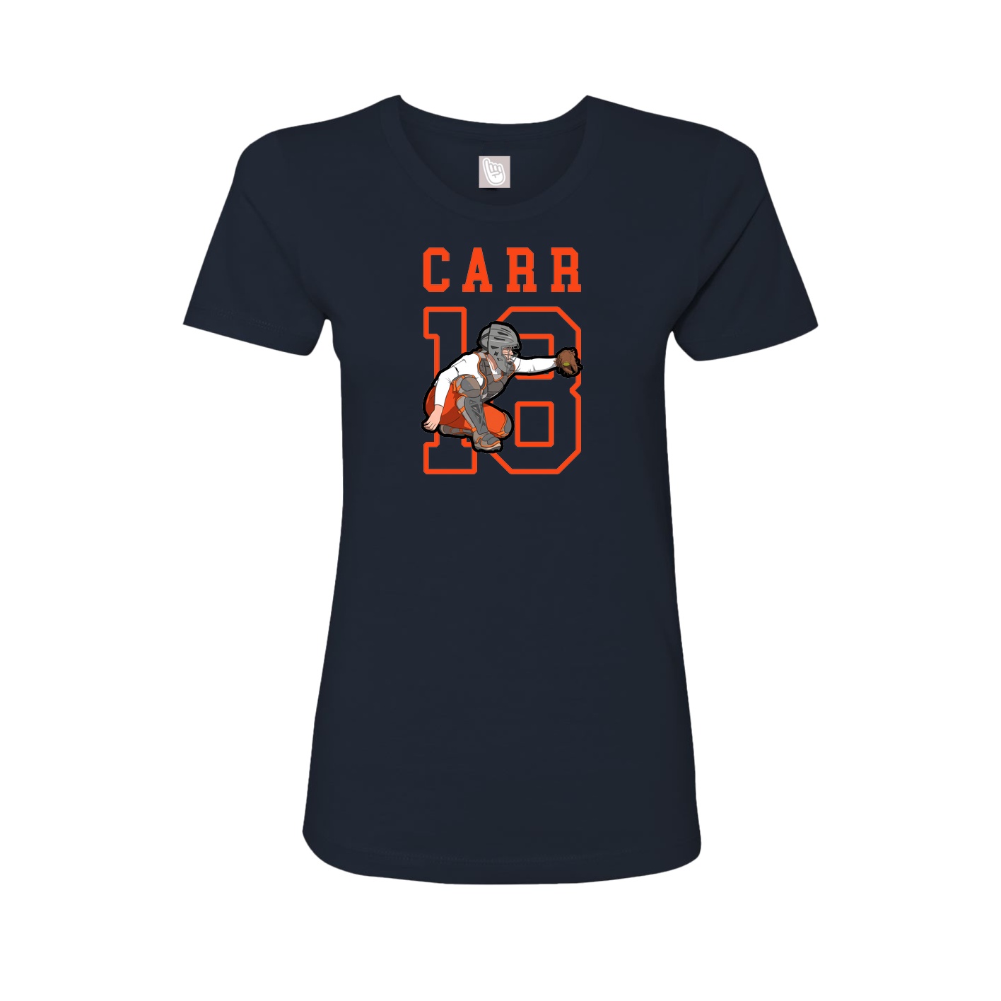 Fitted Women's Tee — Shirsey in Navy