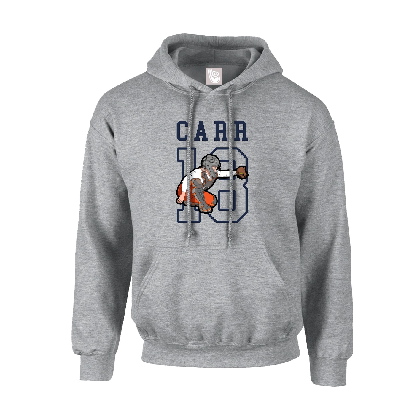 Hoodie — Shirsey in Grey