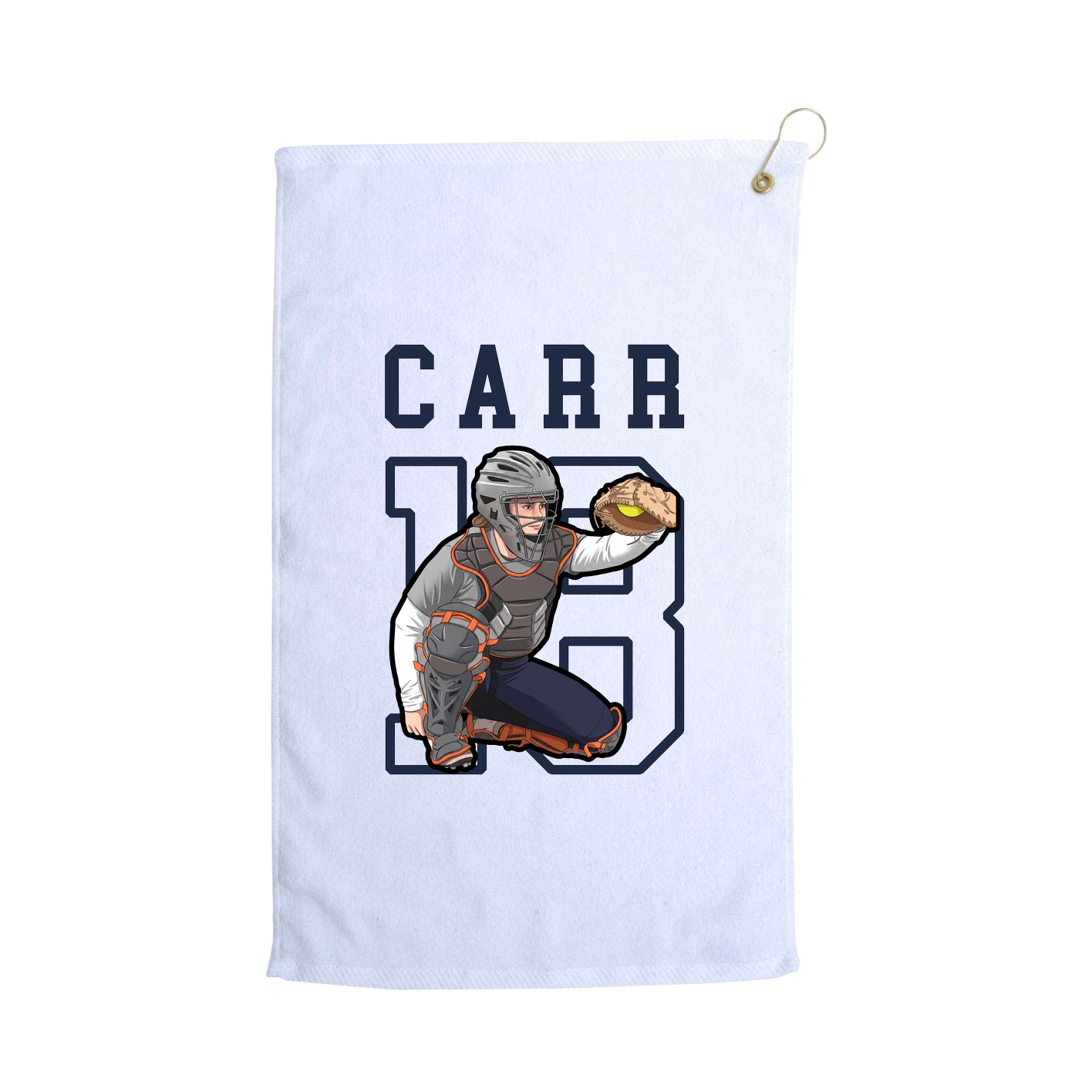 Golf Towel — Shirsey in White
