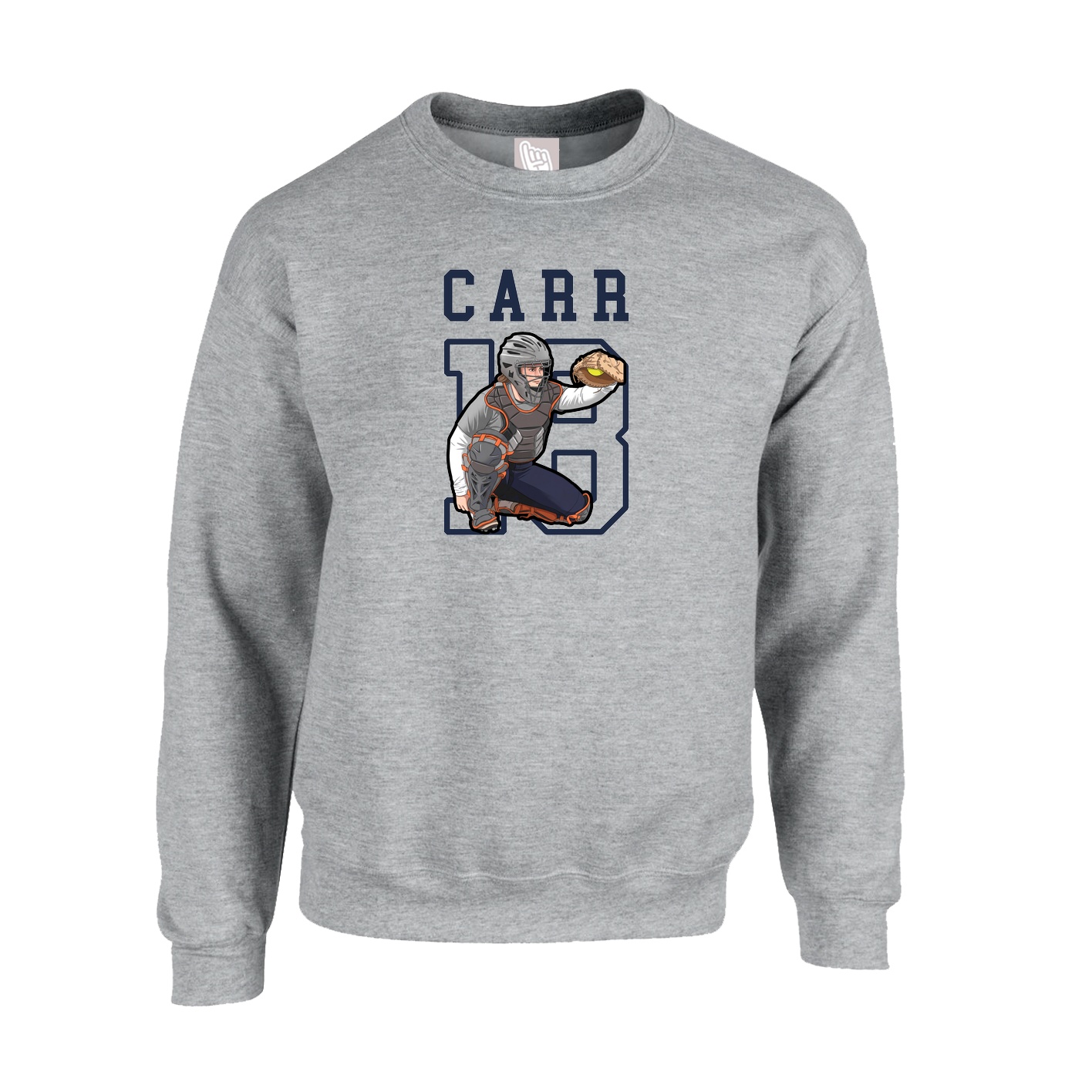Fleece Crew — Shirsey in Grey