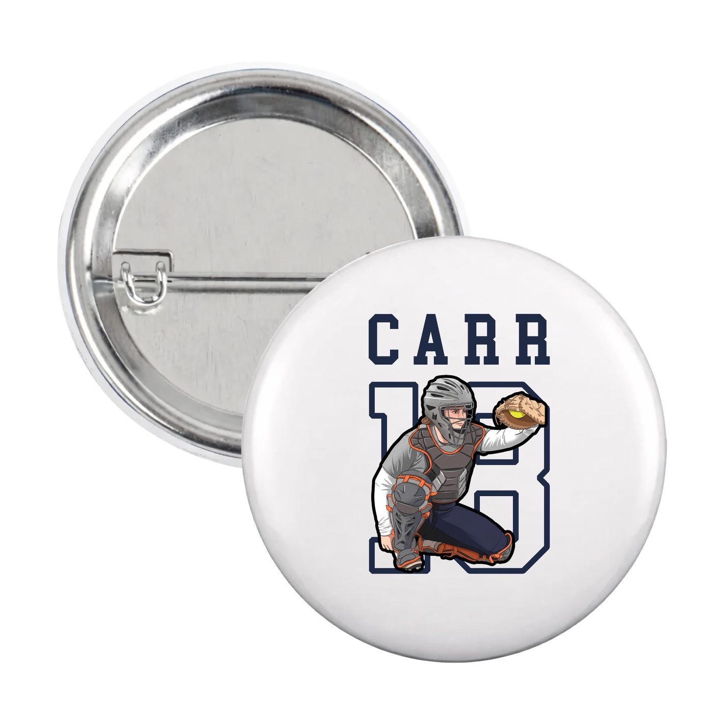 Game Day Button — Shirsey in White