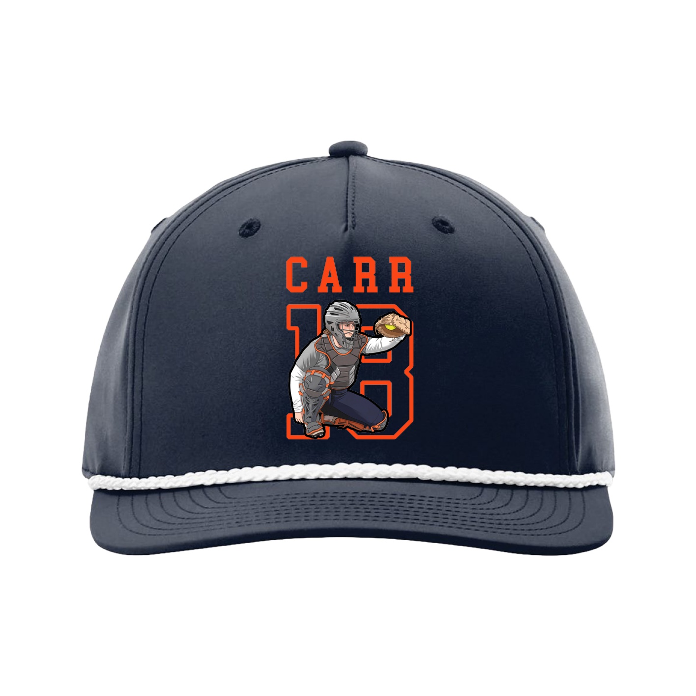 Five-Panel Classic Rope Cap — Shirsey in Navy