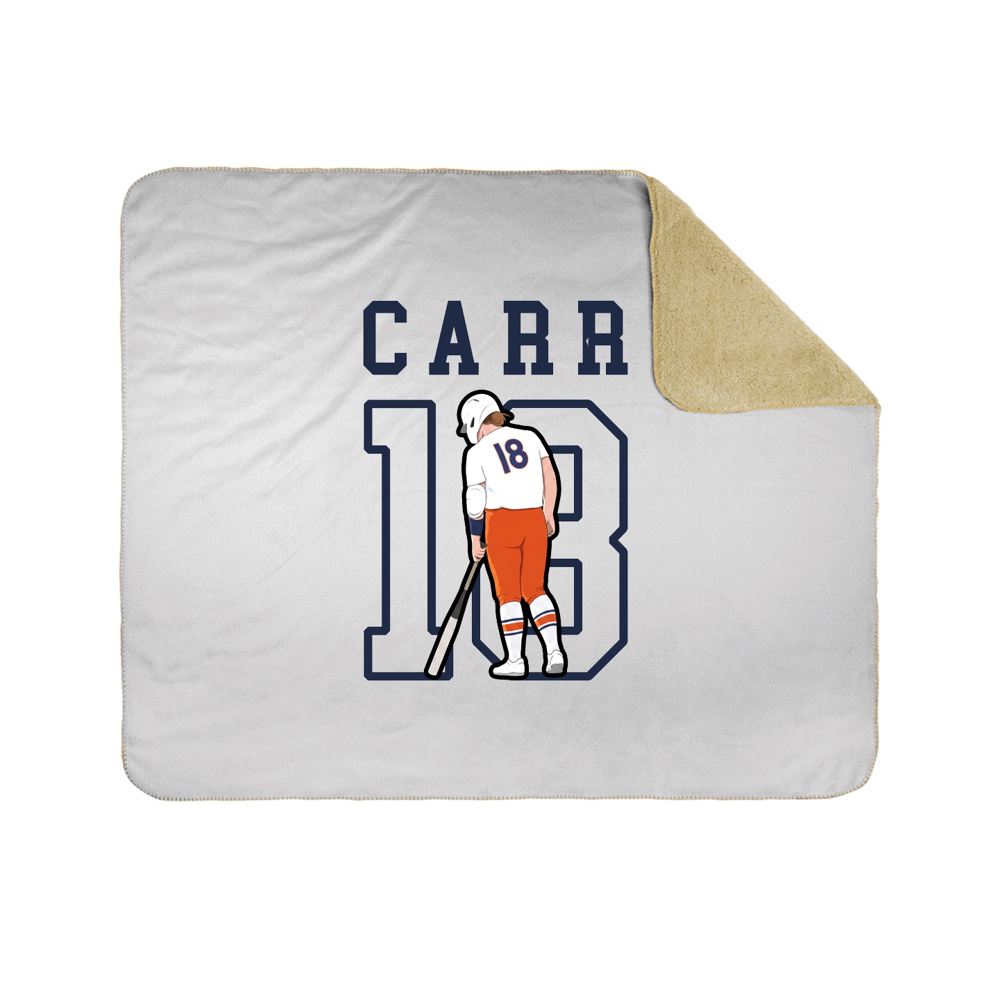 Throw Blanket — Shirsey in White