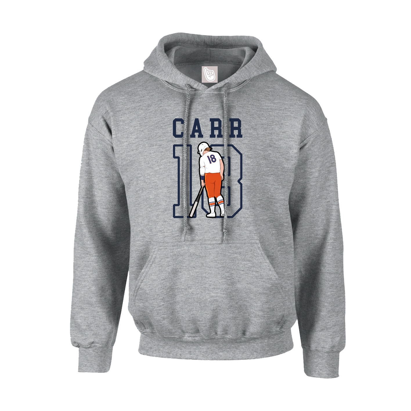 Hoodie — Shirsey in Grey