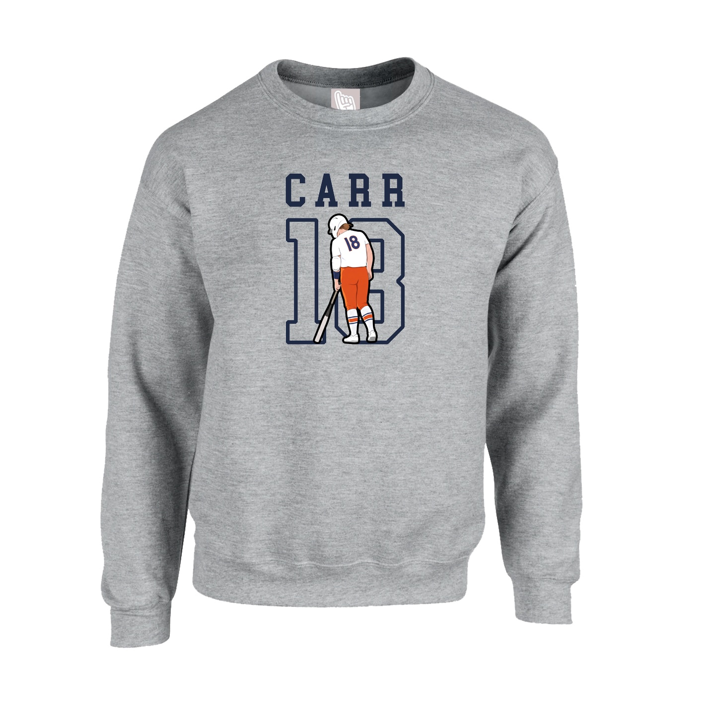 Fleece Crew — Shirsey in Grey