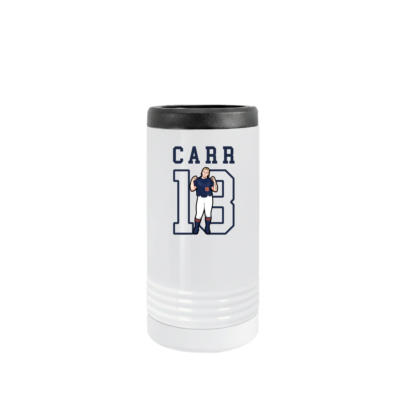 Slim Beverage Holder — Shirsey in White