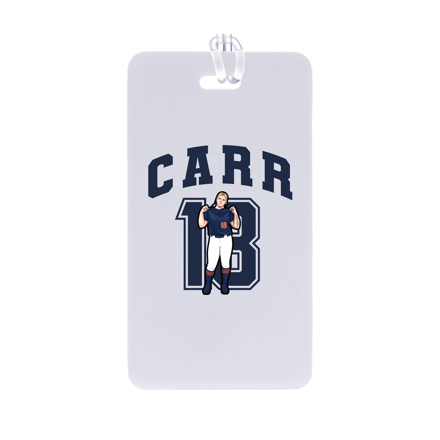 Bag Tag — Number in Classic