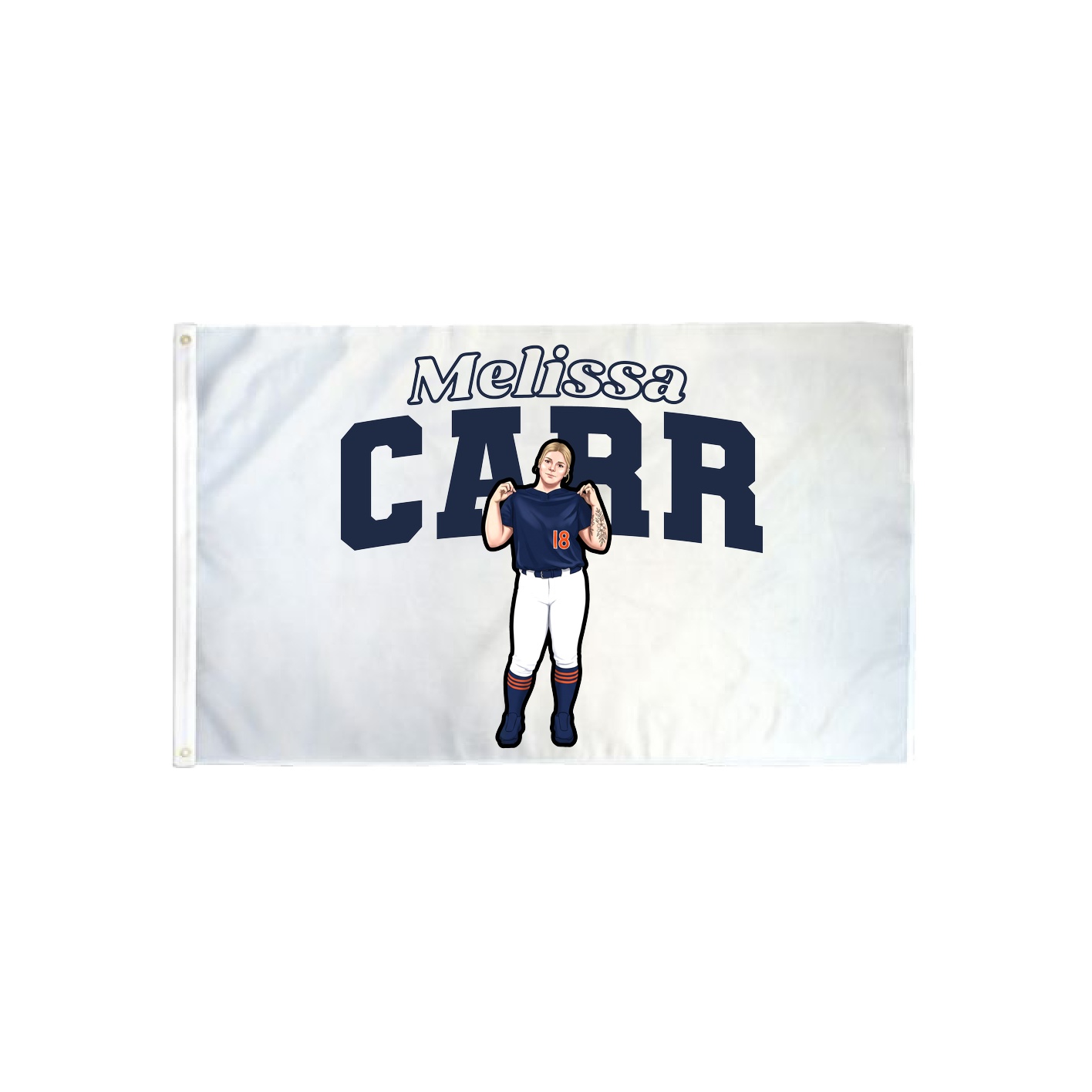 3x5 Flag — Name Arch in Classic