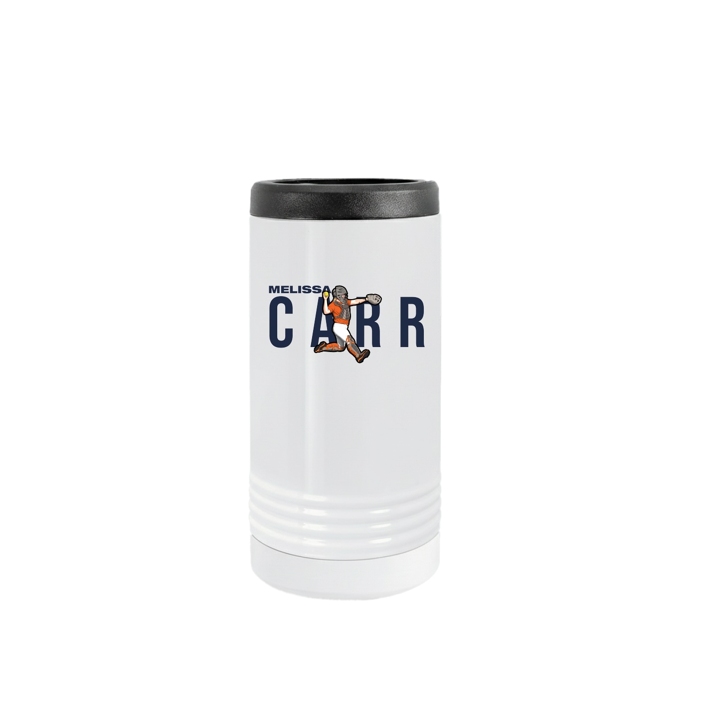 Slim Beverage Holder — Player Name in White