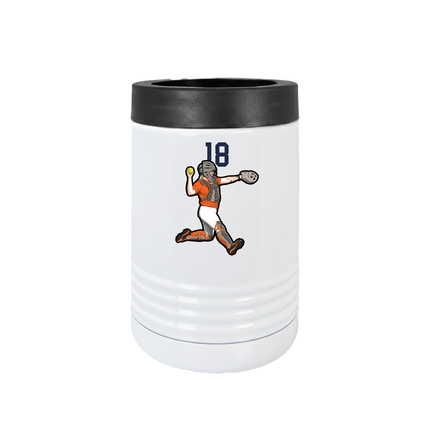 Beverage Holder — Number Top in White