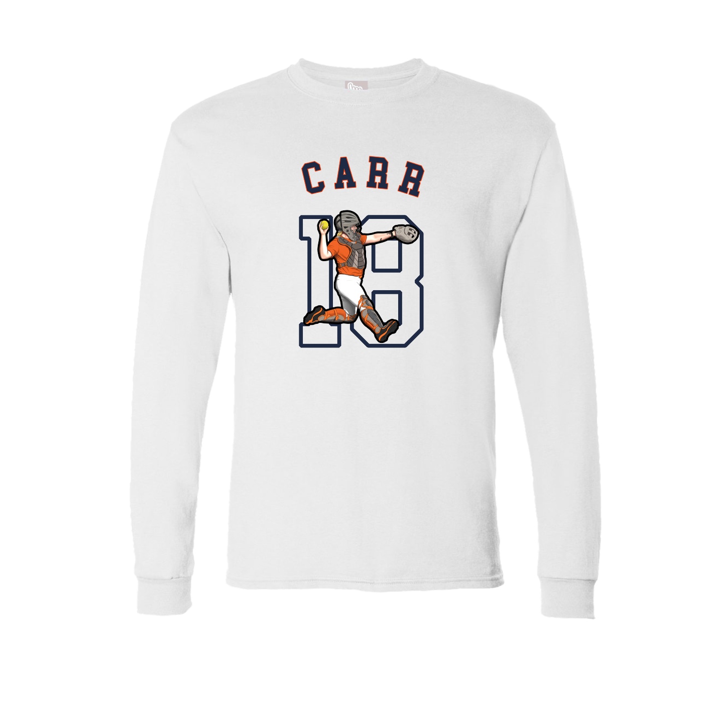 Long Sleeve Tee — Shirsey Arch in White
