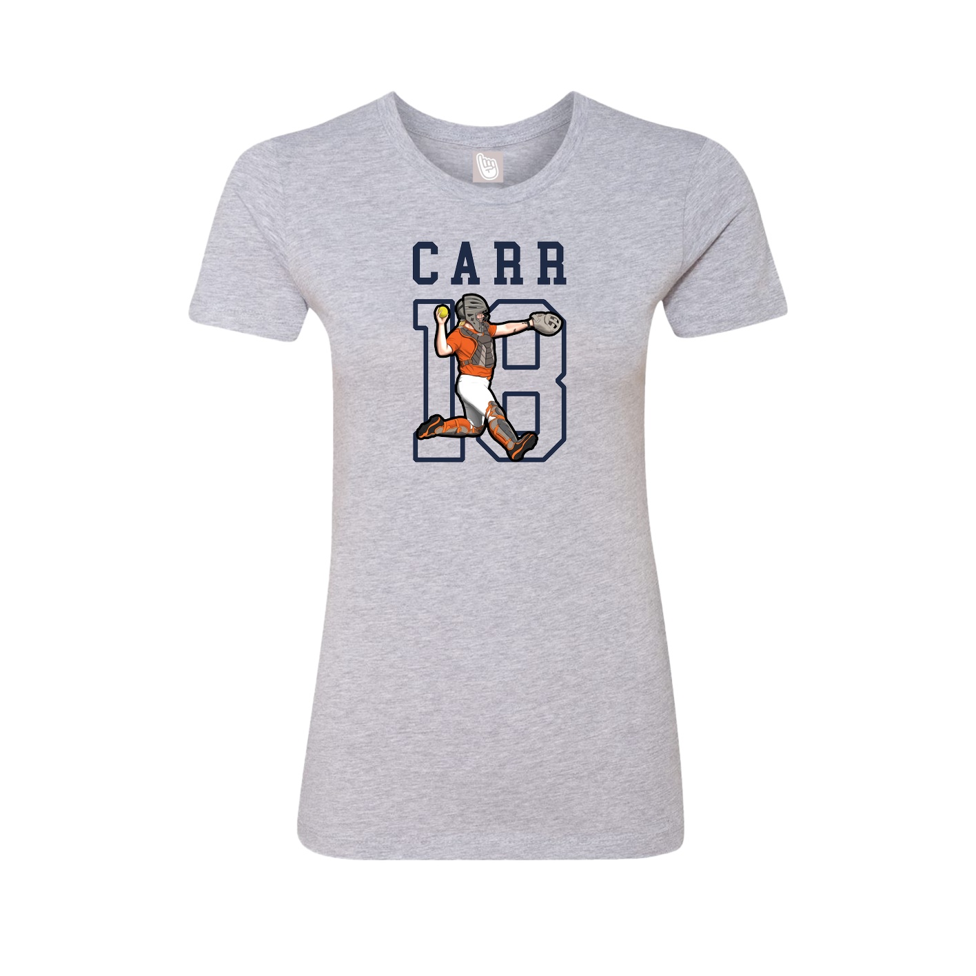 Fitted Women's Tee — Shirsey in Grey
