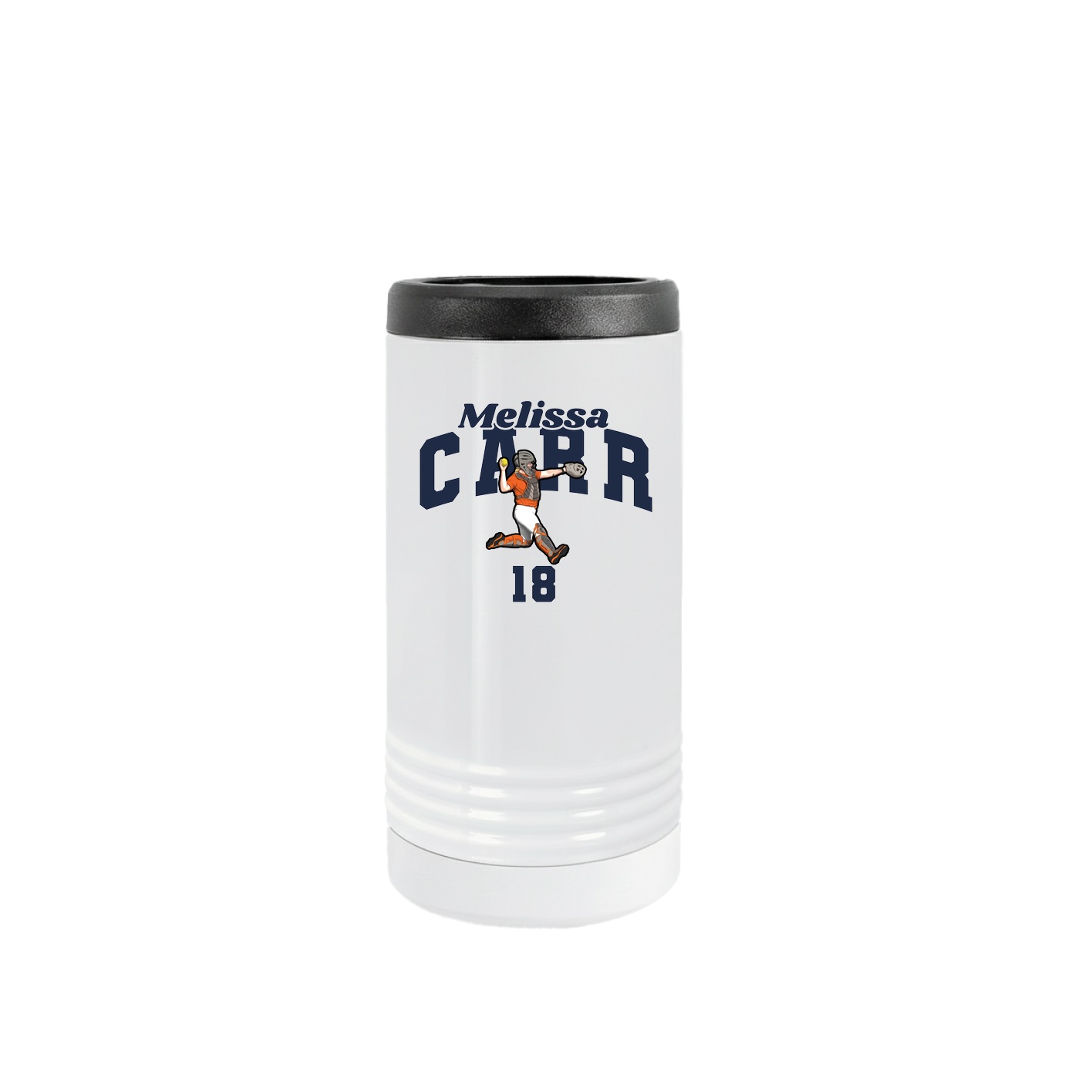 Slim Beverage Holder — Signature Arch in White