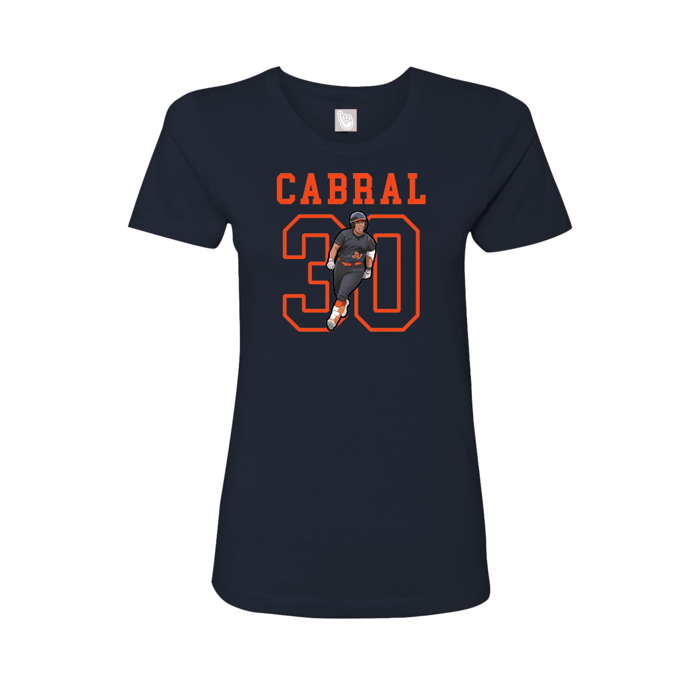 Fitted Women's Tee — Shirsey in Navy