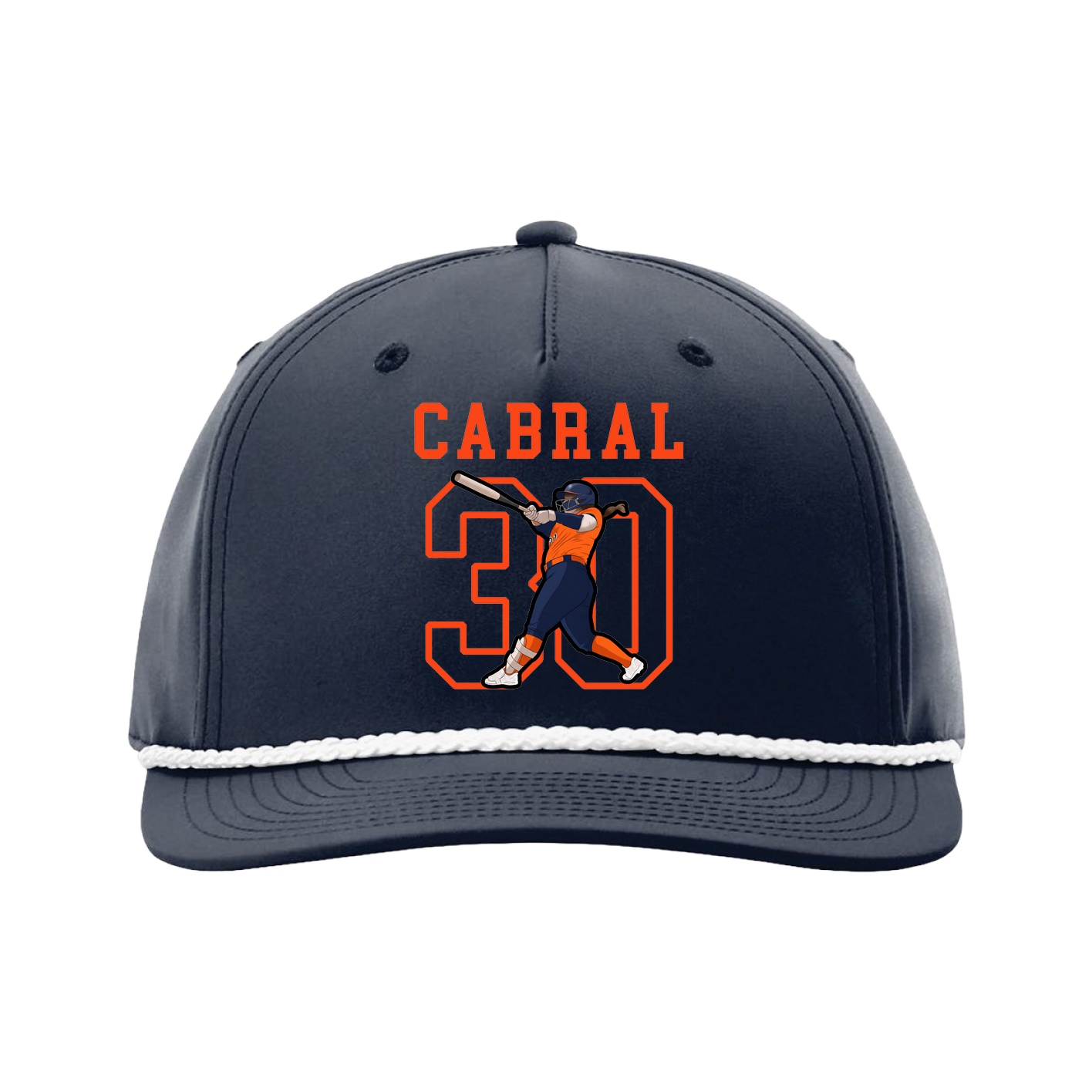 Five-Panel Classic Rope Cap — Shirsey in Navy