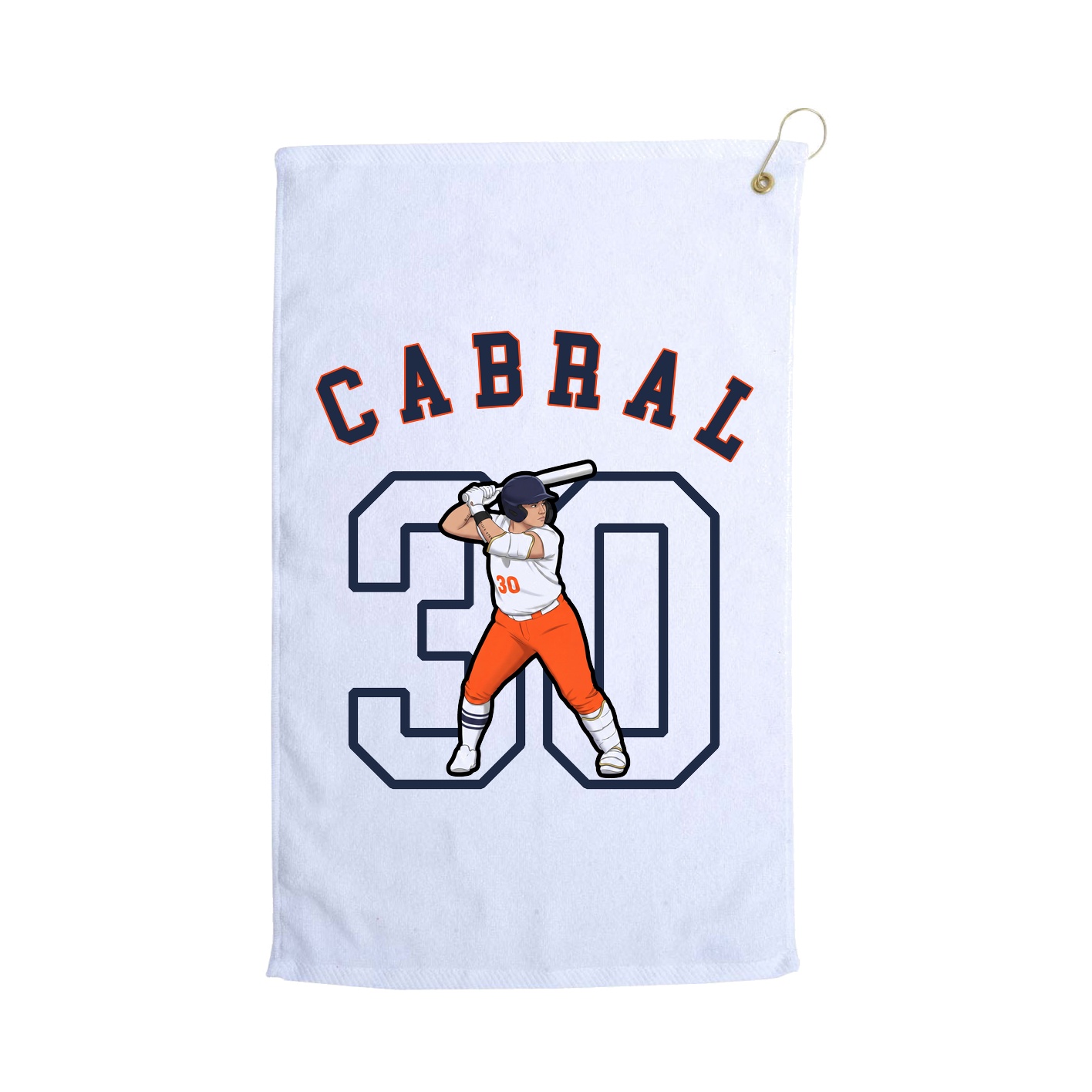 Golf Towel — Shirsey Arch in White