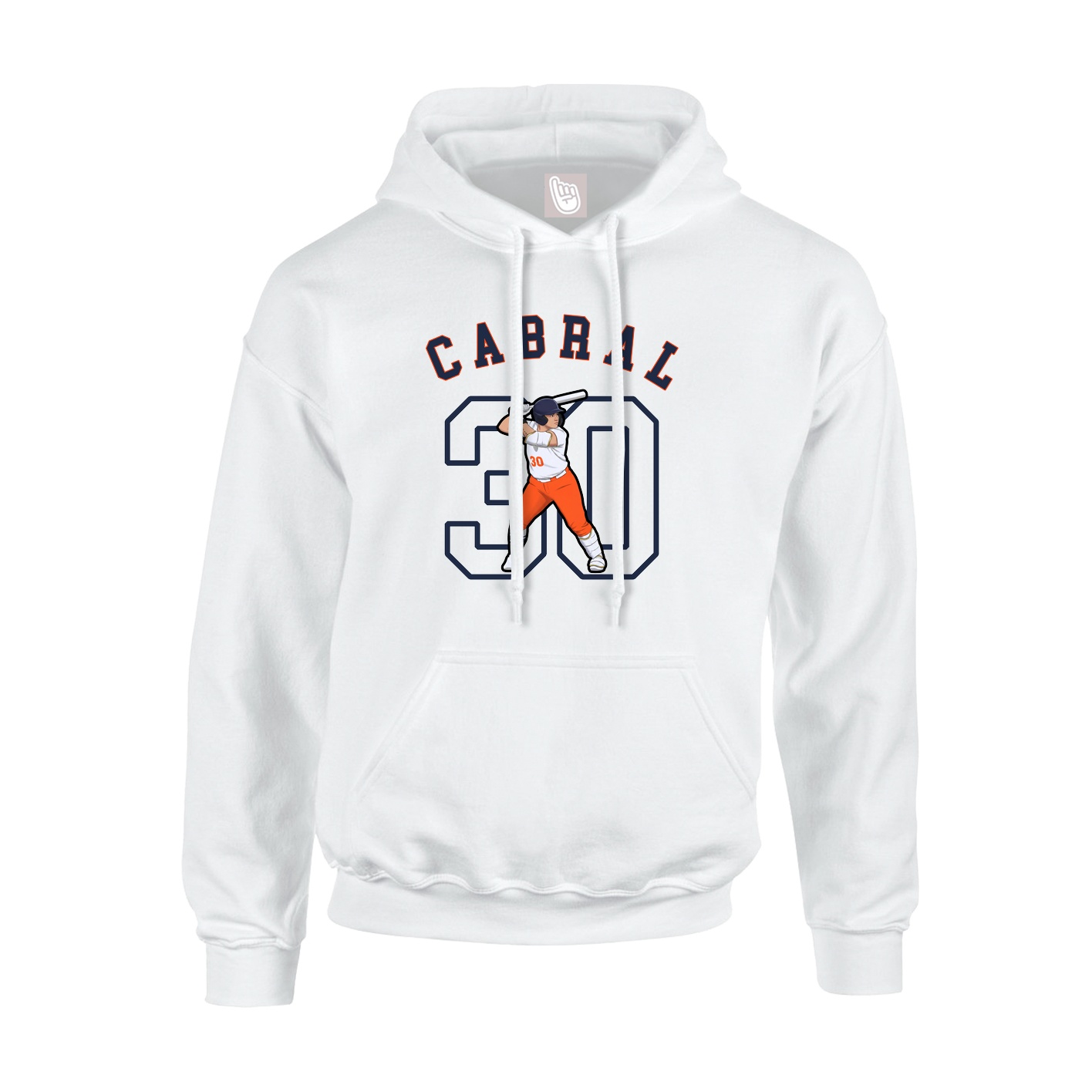 Youth Hoodie — Shirsey Arch in White