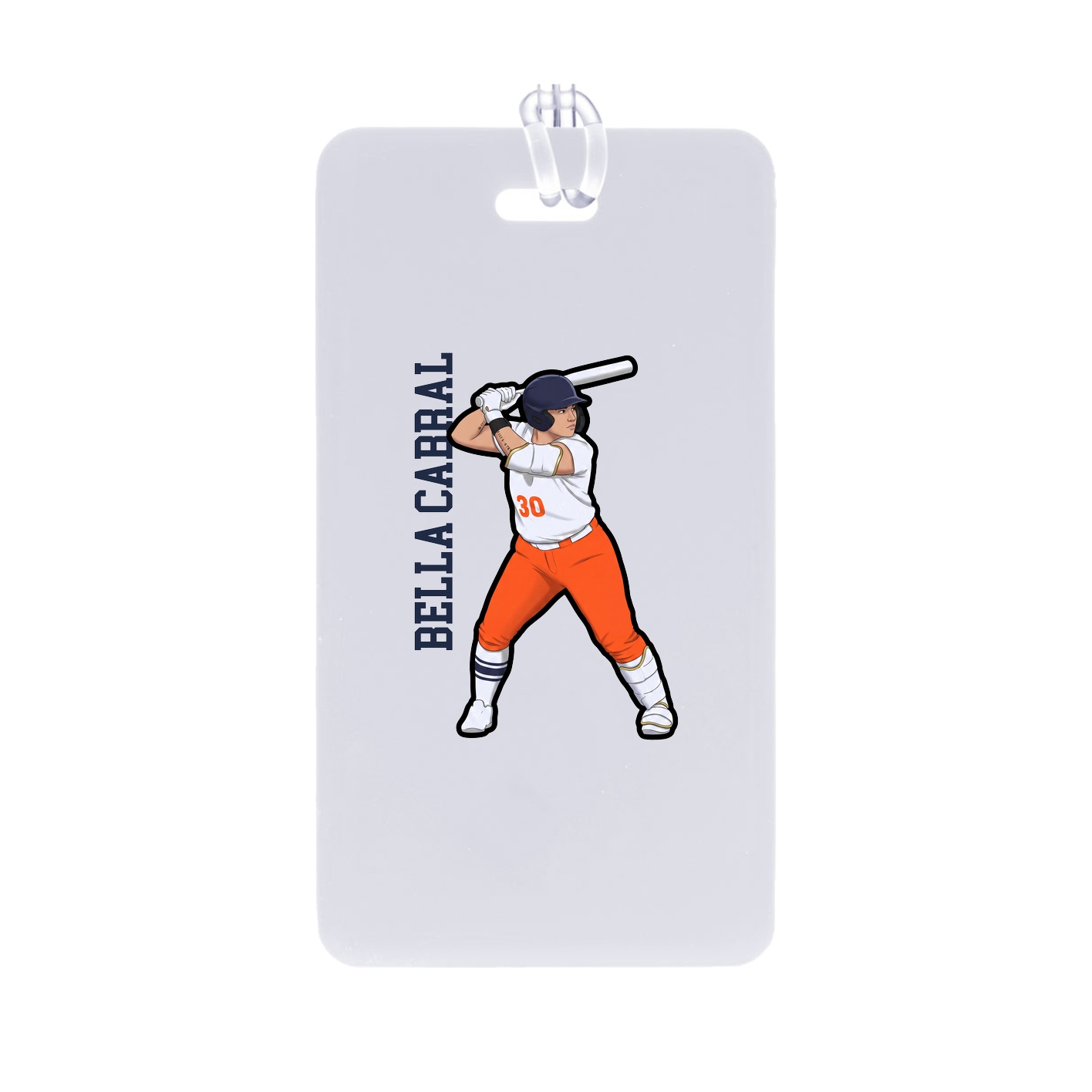 Bag Tag — Name Vertical in Classic