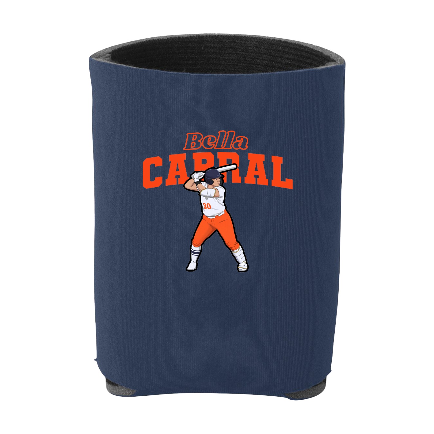 Can Holder — Name Arch in Navy
