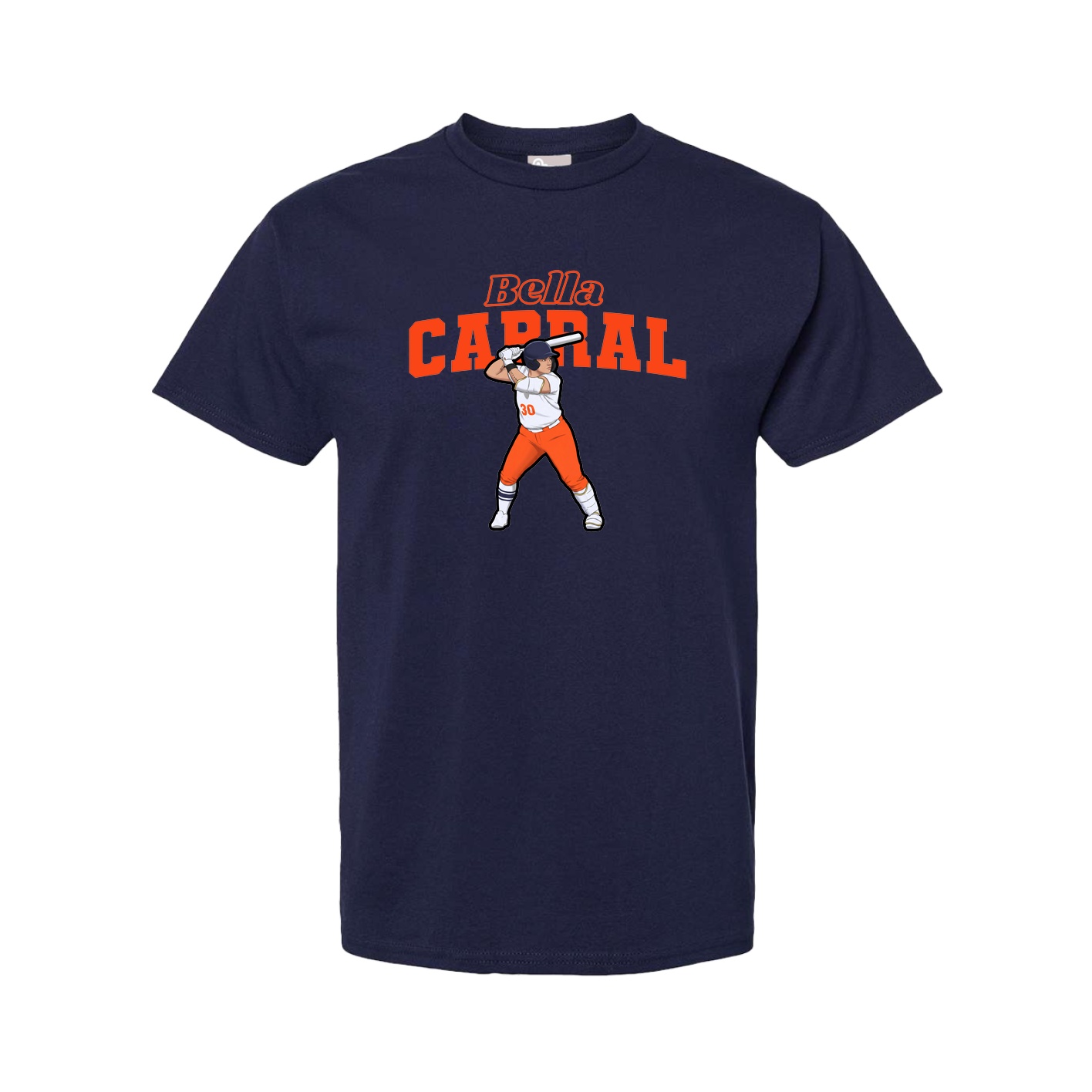 Tee — Name Arch in Navy