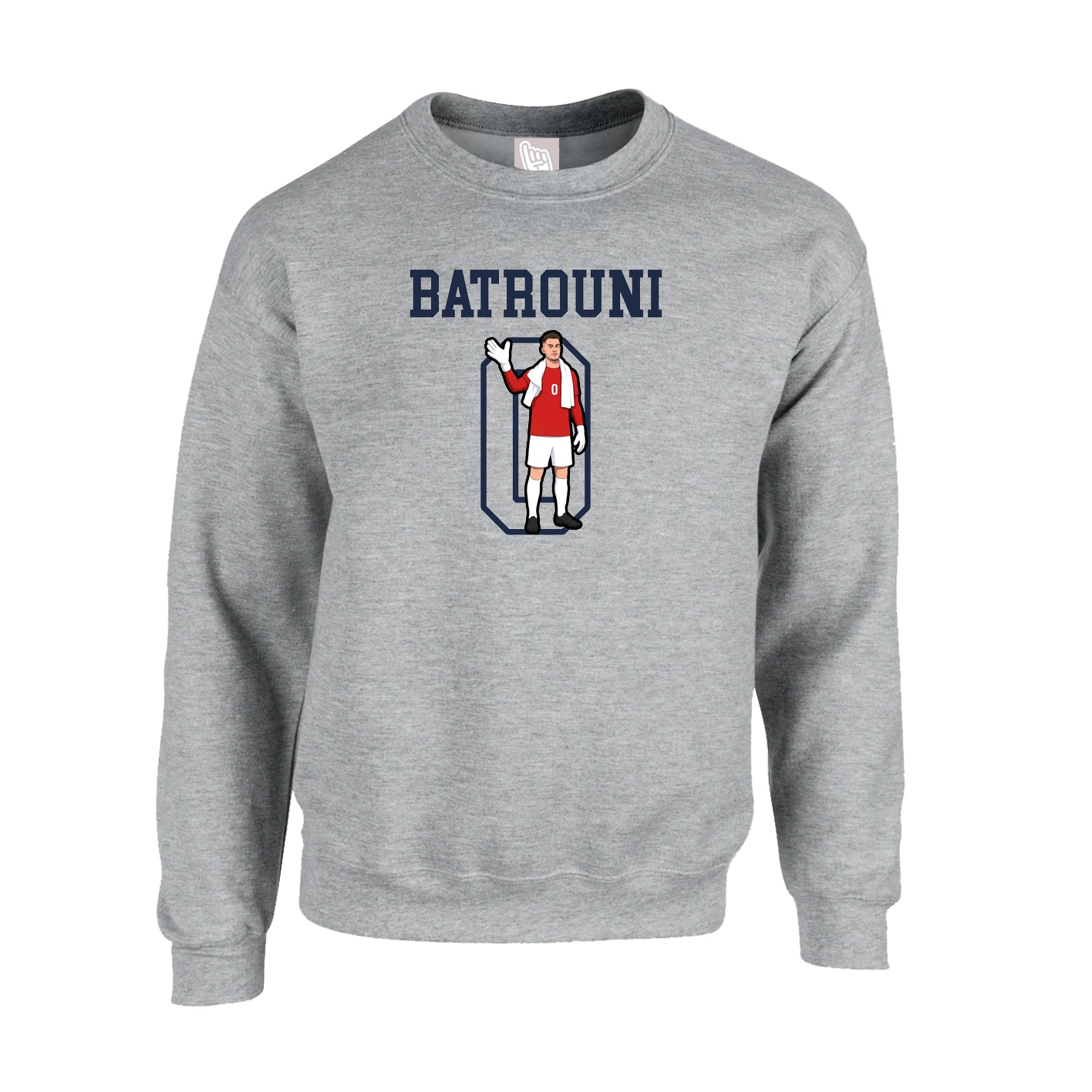 Fleece Crew — Shirsey in Grey