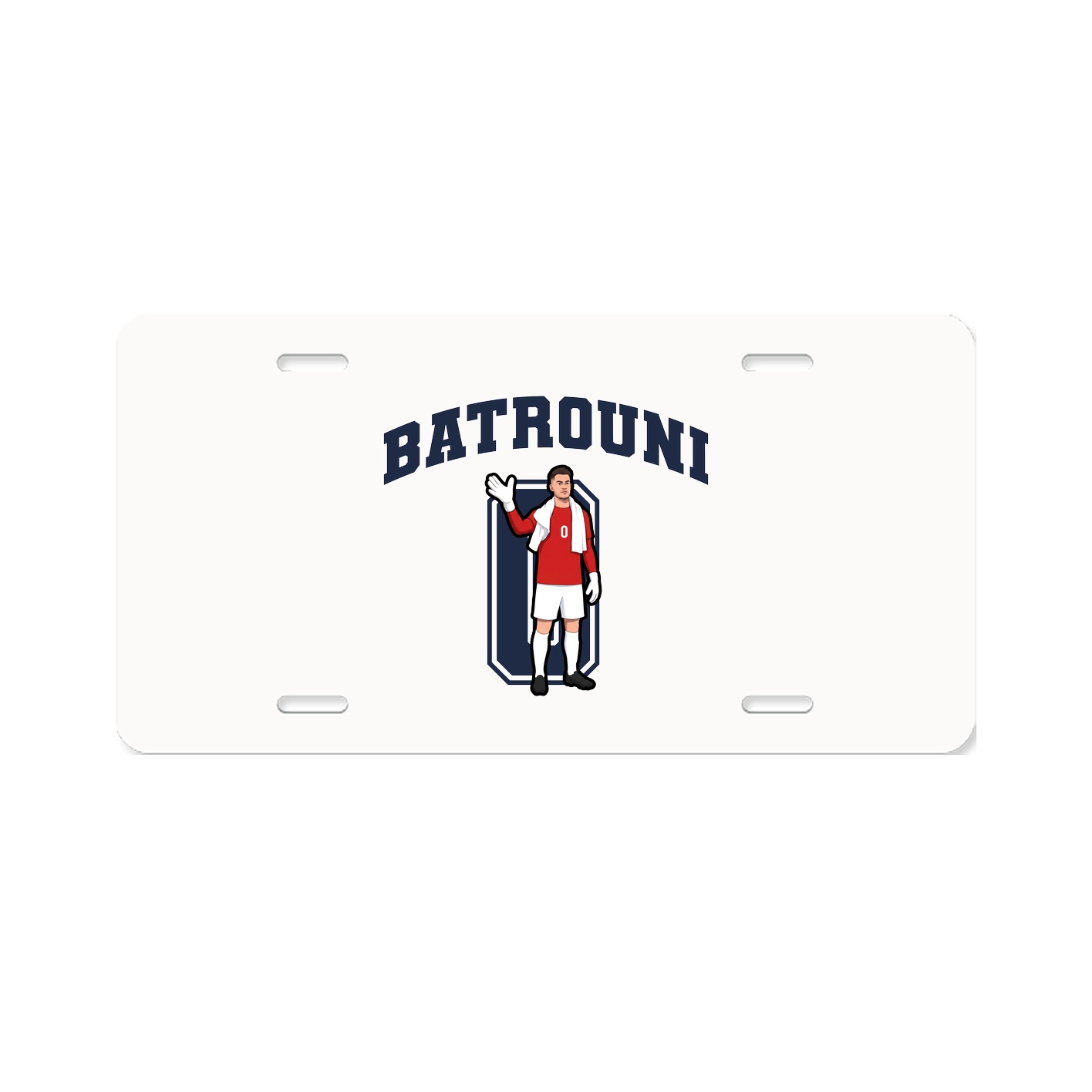 License Plate — Number in Classic