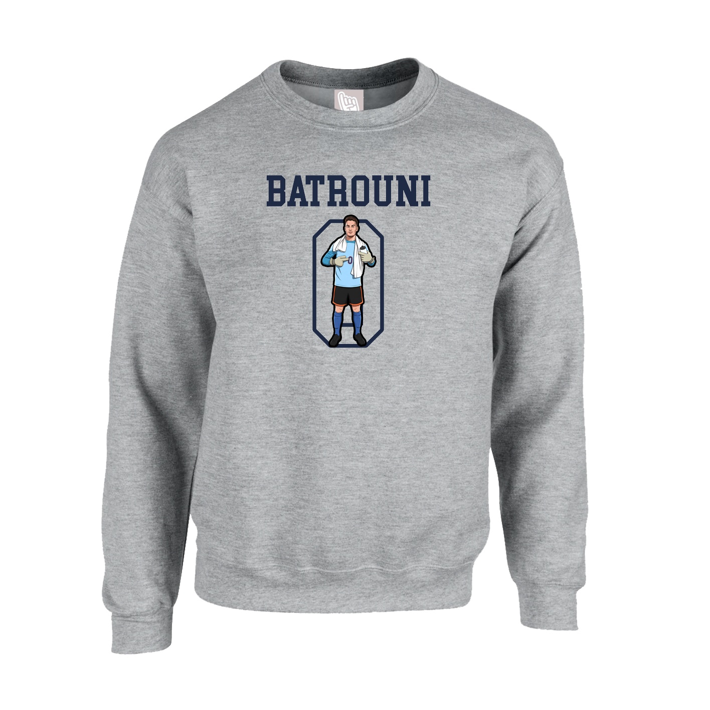 Fleece Crew — Shirsey in Grey