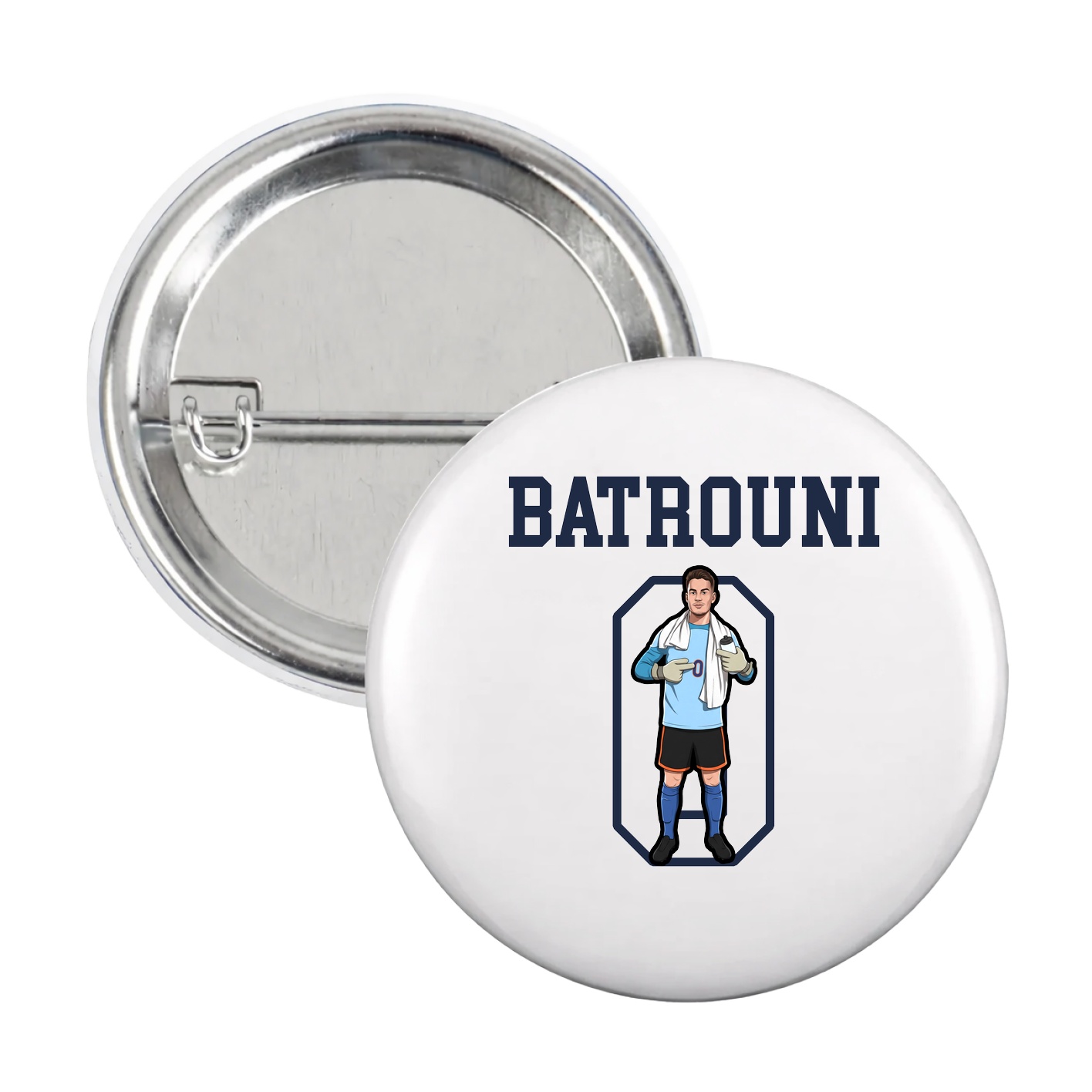 Game Day Button — Shirsey in White