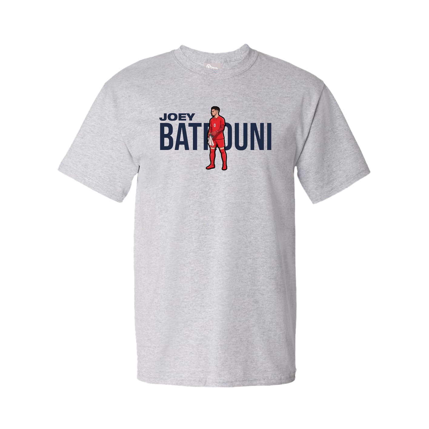 Youth Tee — Player Name in Grey