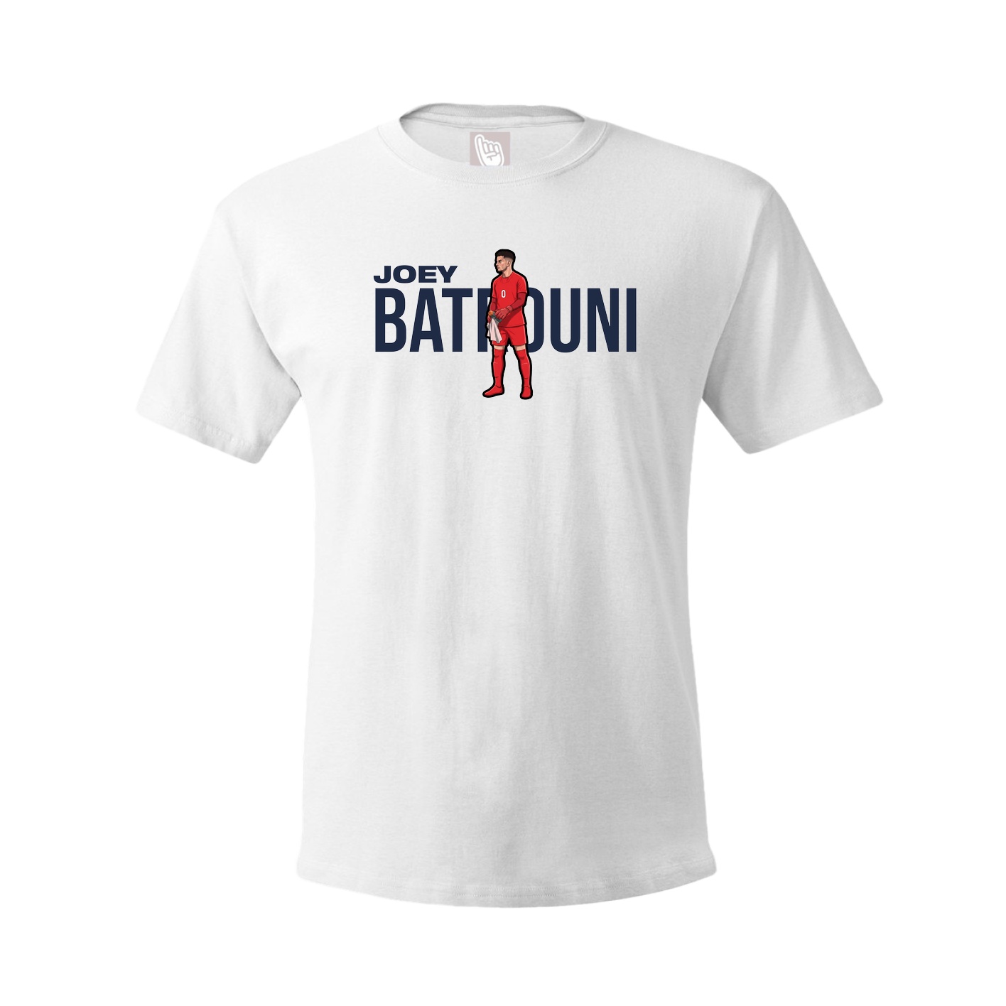 Youth Tee — Player Name in White