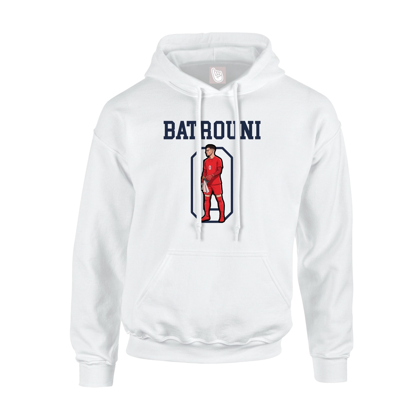 Hoodie — Shirsey in White