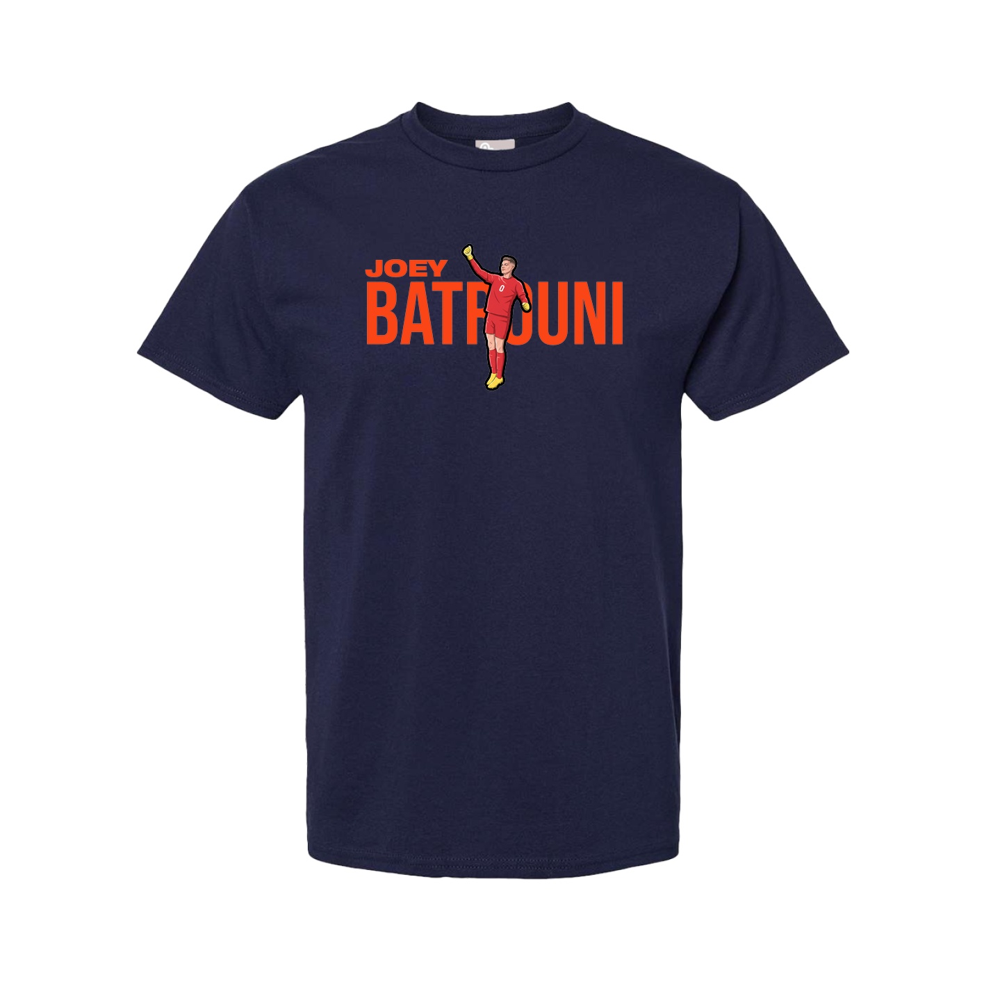 Youth Tee — Player Name in Navy