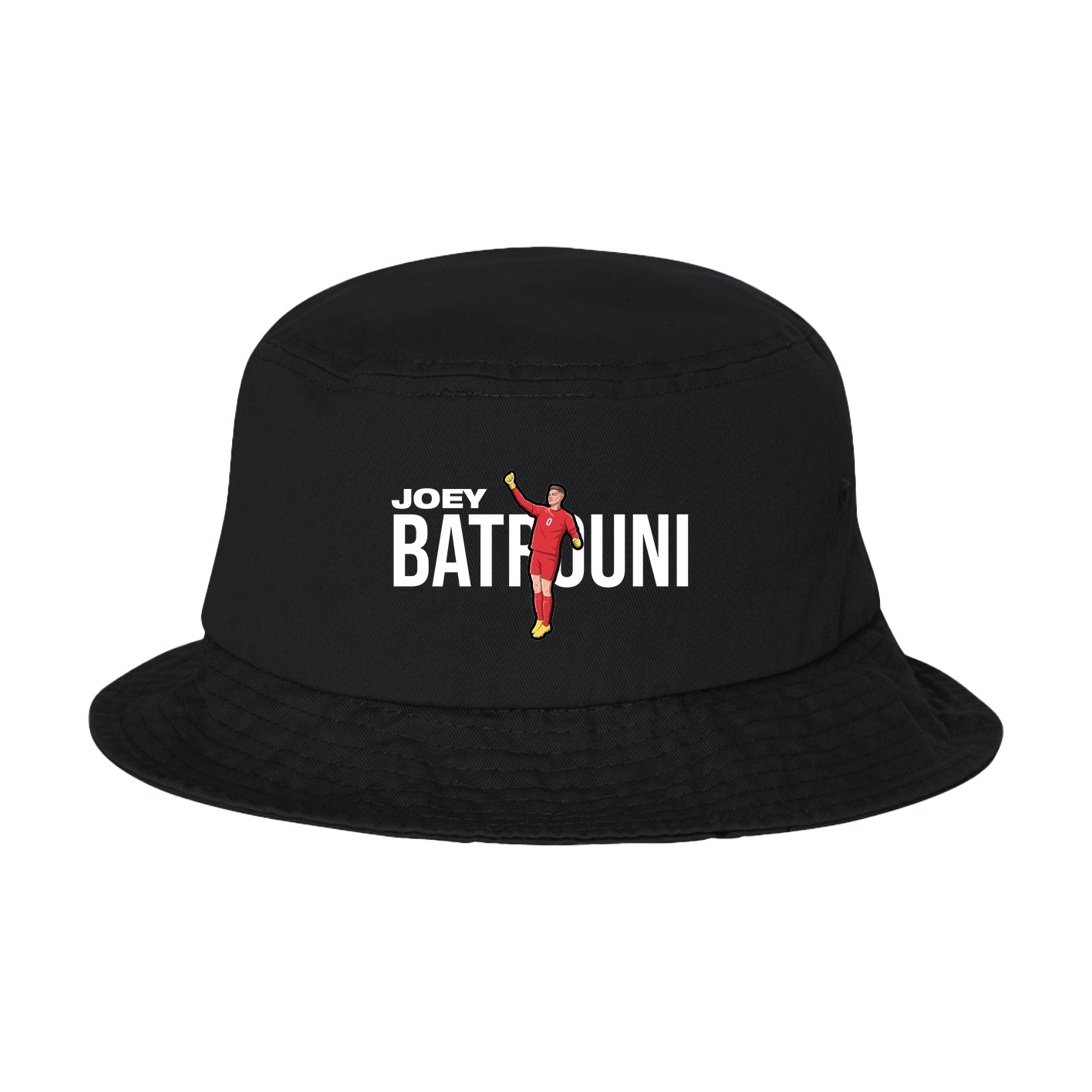 Bucket Cap — Player Name in Black