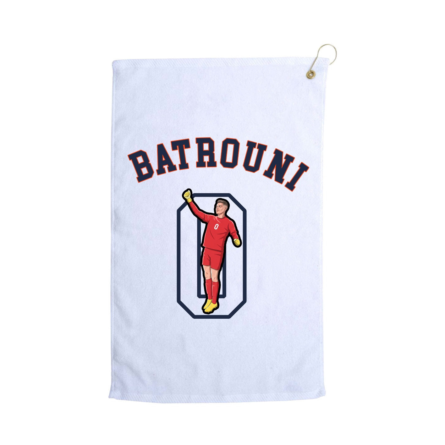 Golf Towel — Shirsey Arch in White