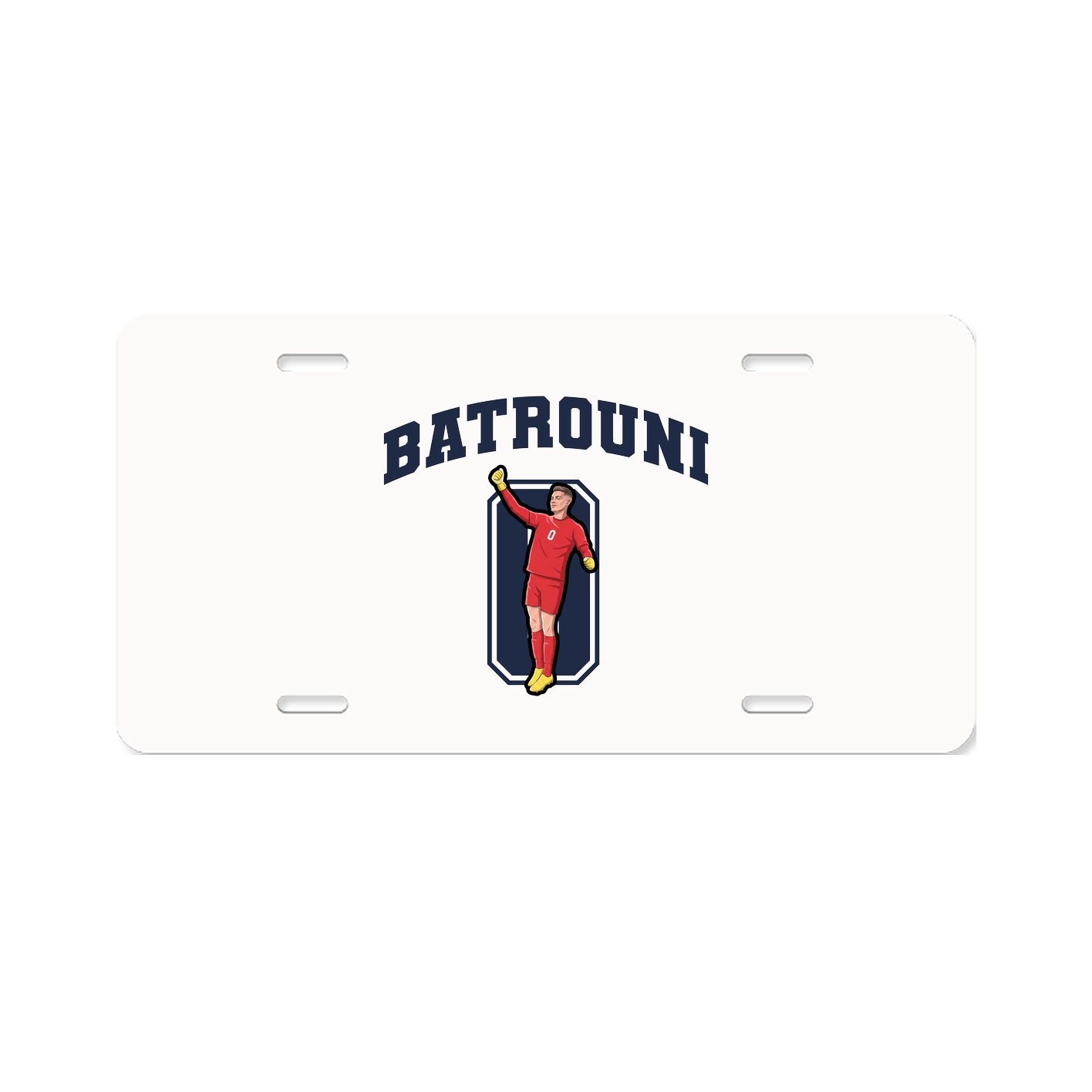 License Plate — Number in Classic