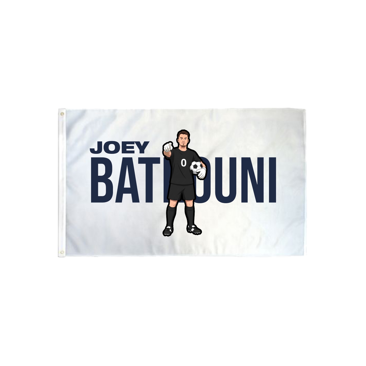 3x5 Flag — Player Name in Classic