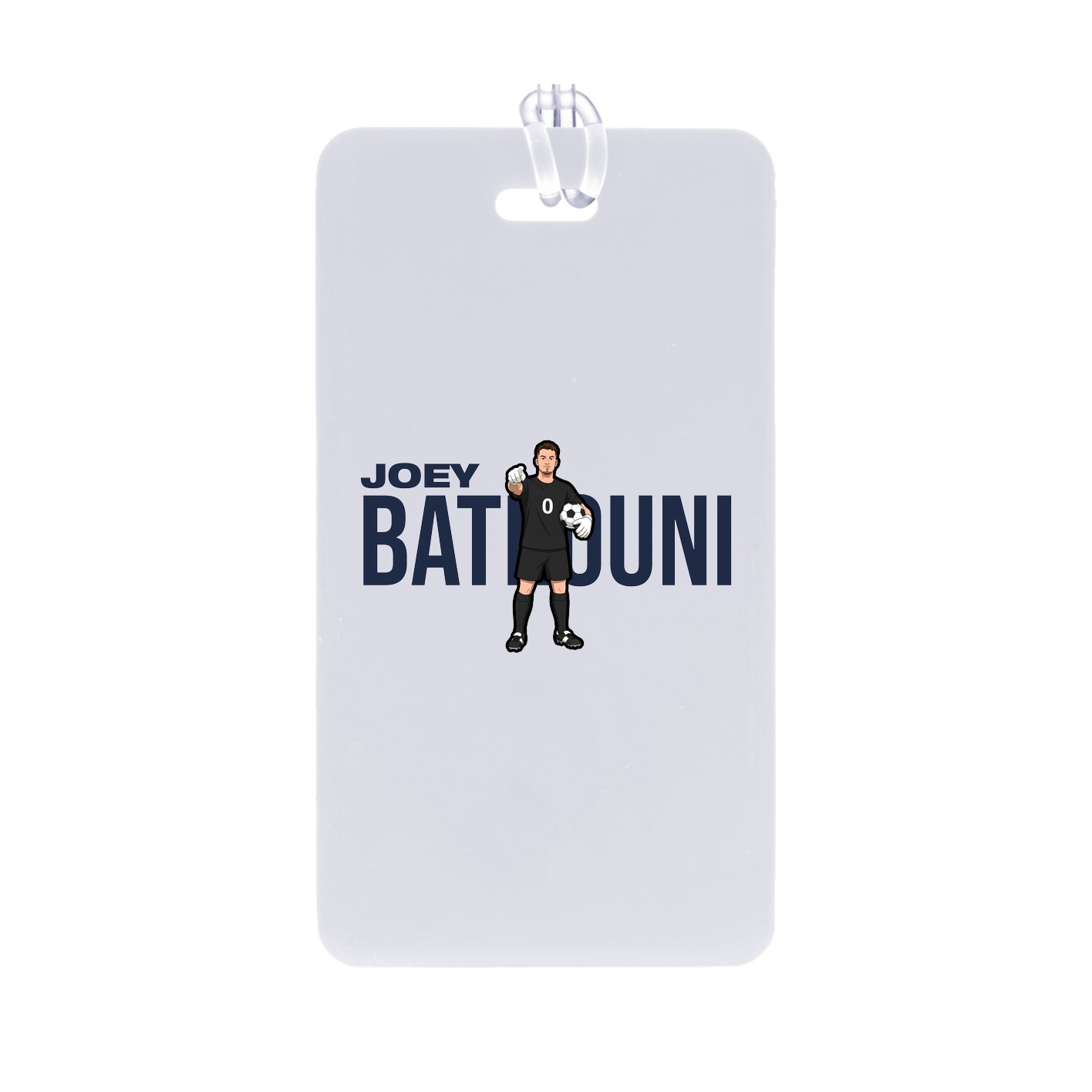 Bag Tag — Player Name in Classic