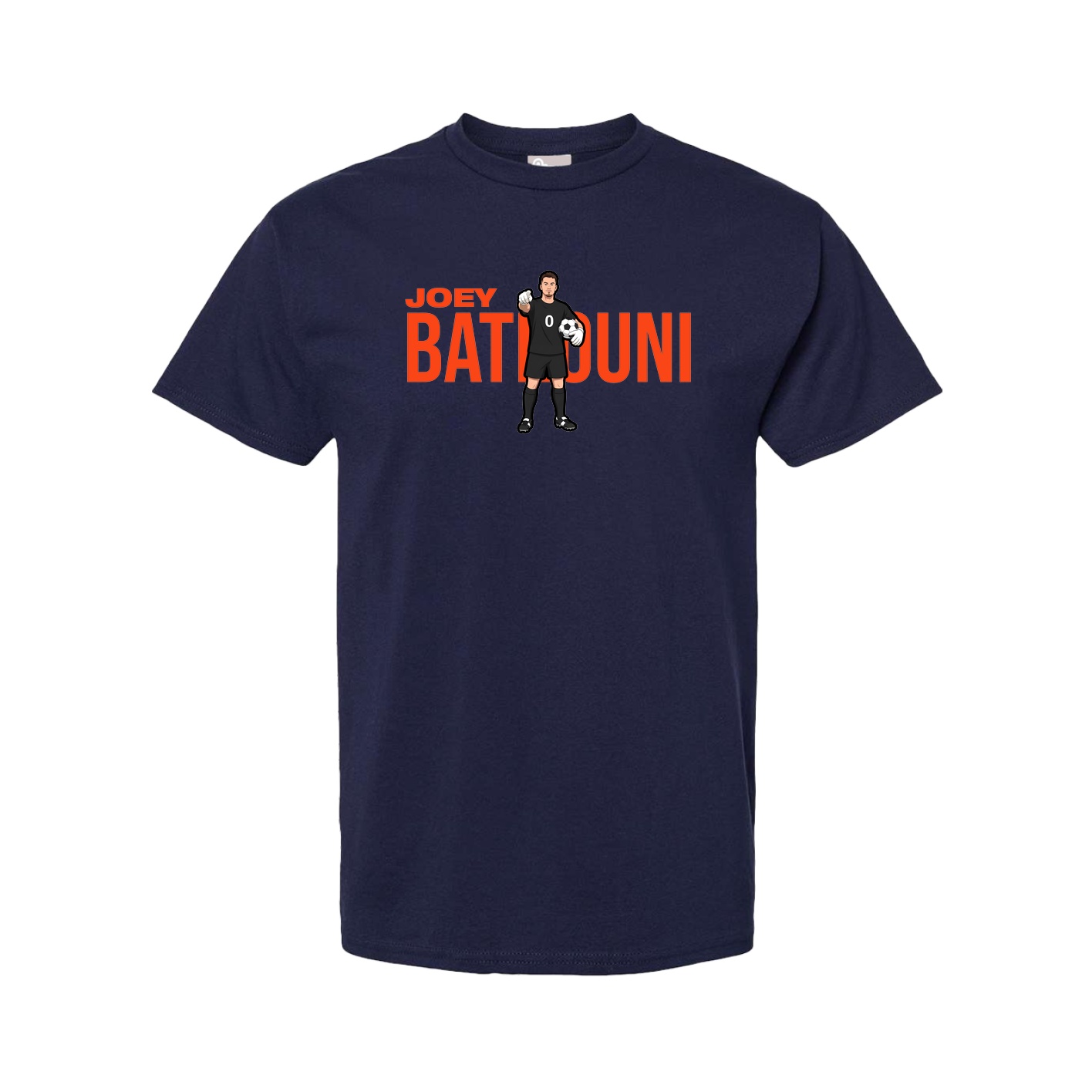 Tee — Player Name in Navy