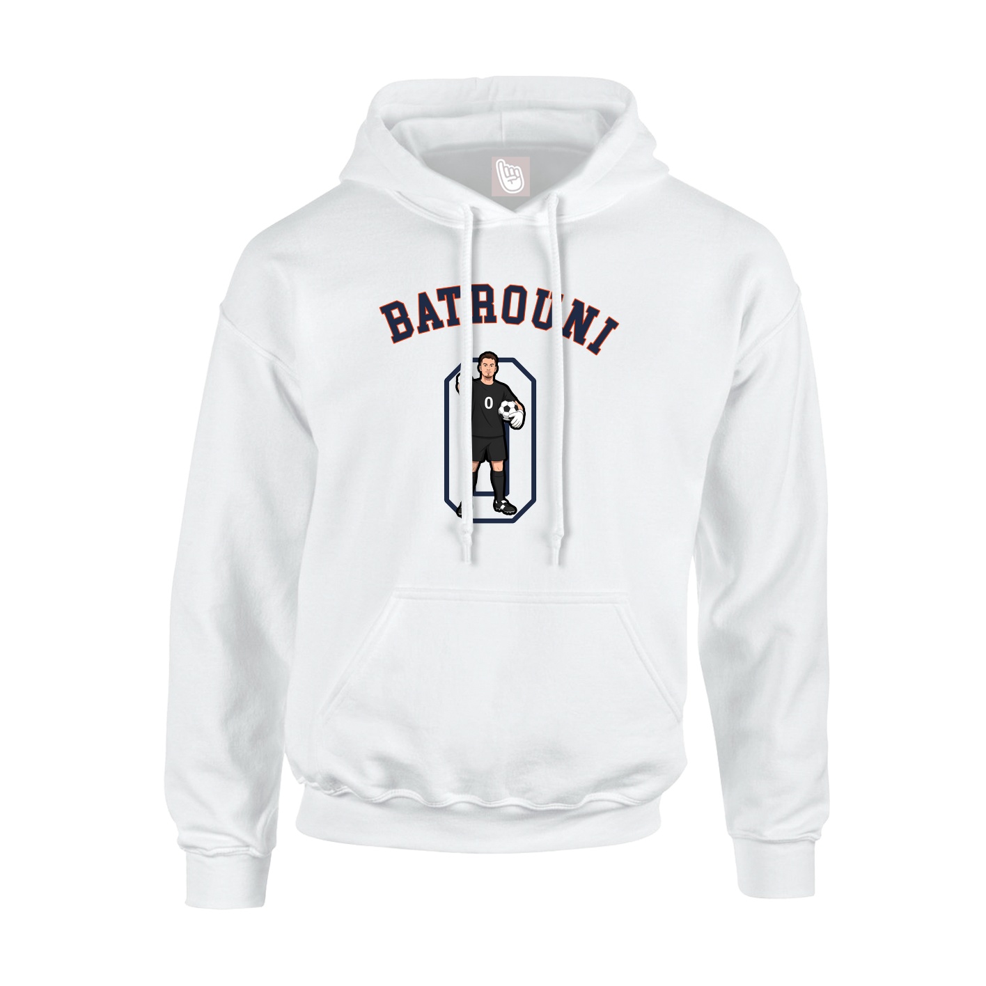 Youth Hoodie — Shirsey Arch in White