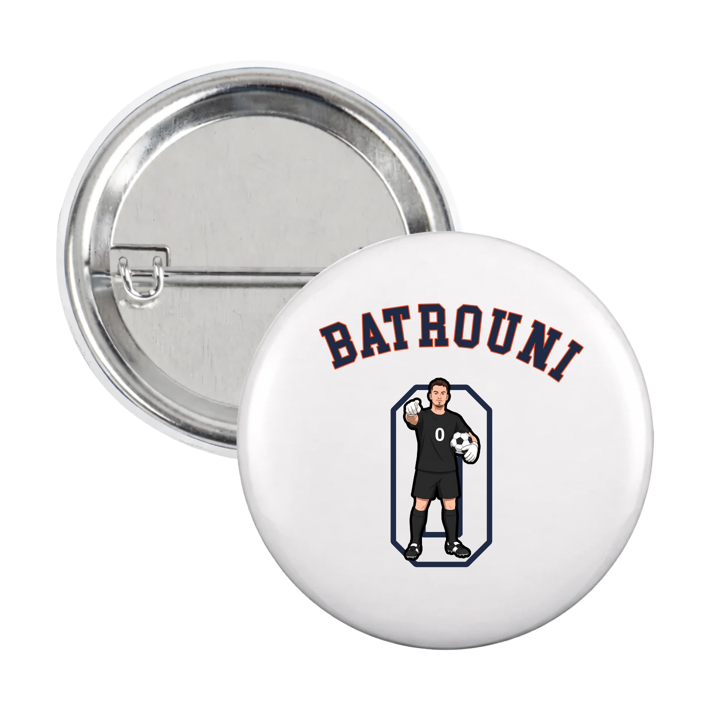 Game Day Button — Shirsey Arch in White