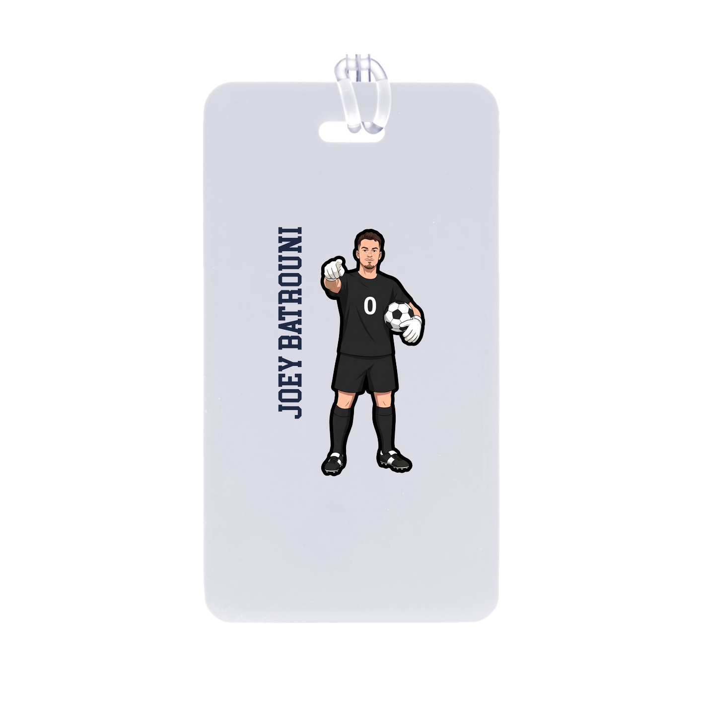 Bag Tag — Name Vertical in Classic
