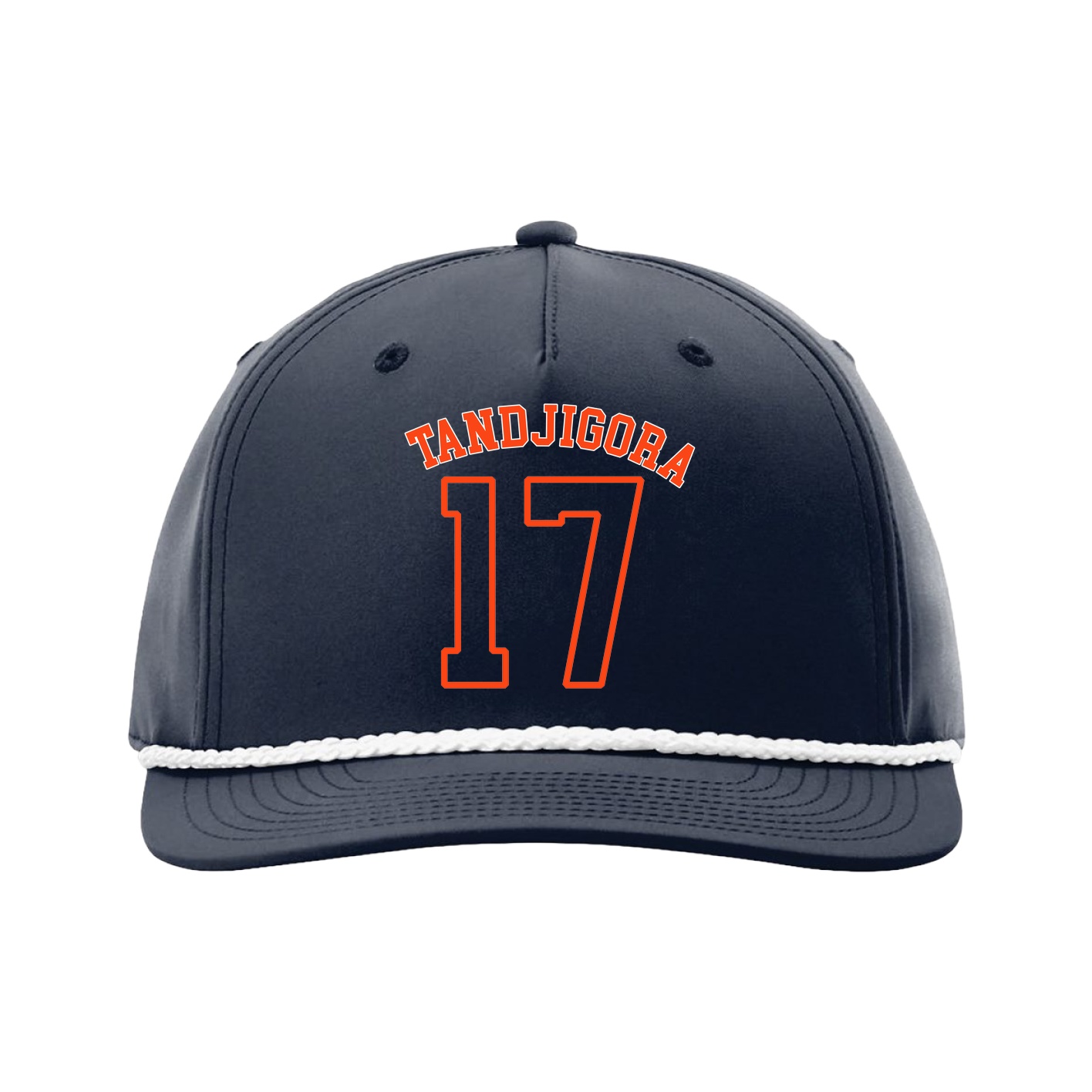 Five-Panel Classic Rope Cap — Shirsey Arch in Navy